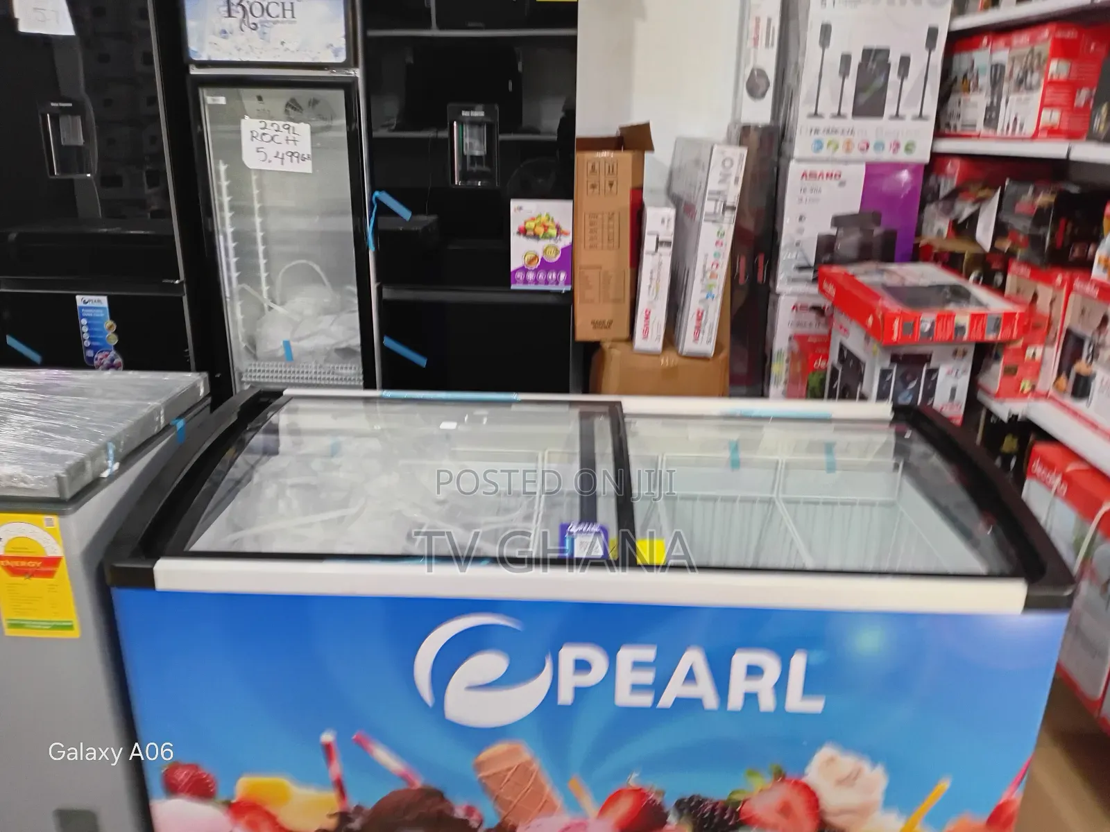 Commercial Pearl 210l Ice Cream Freezer