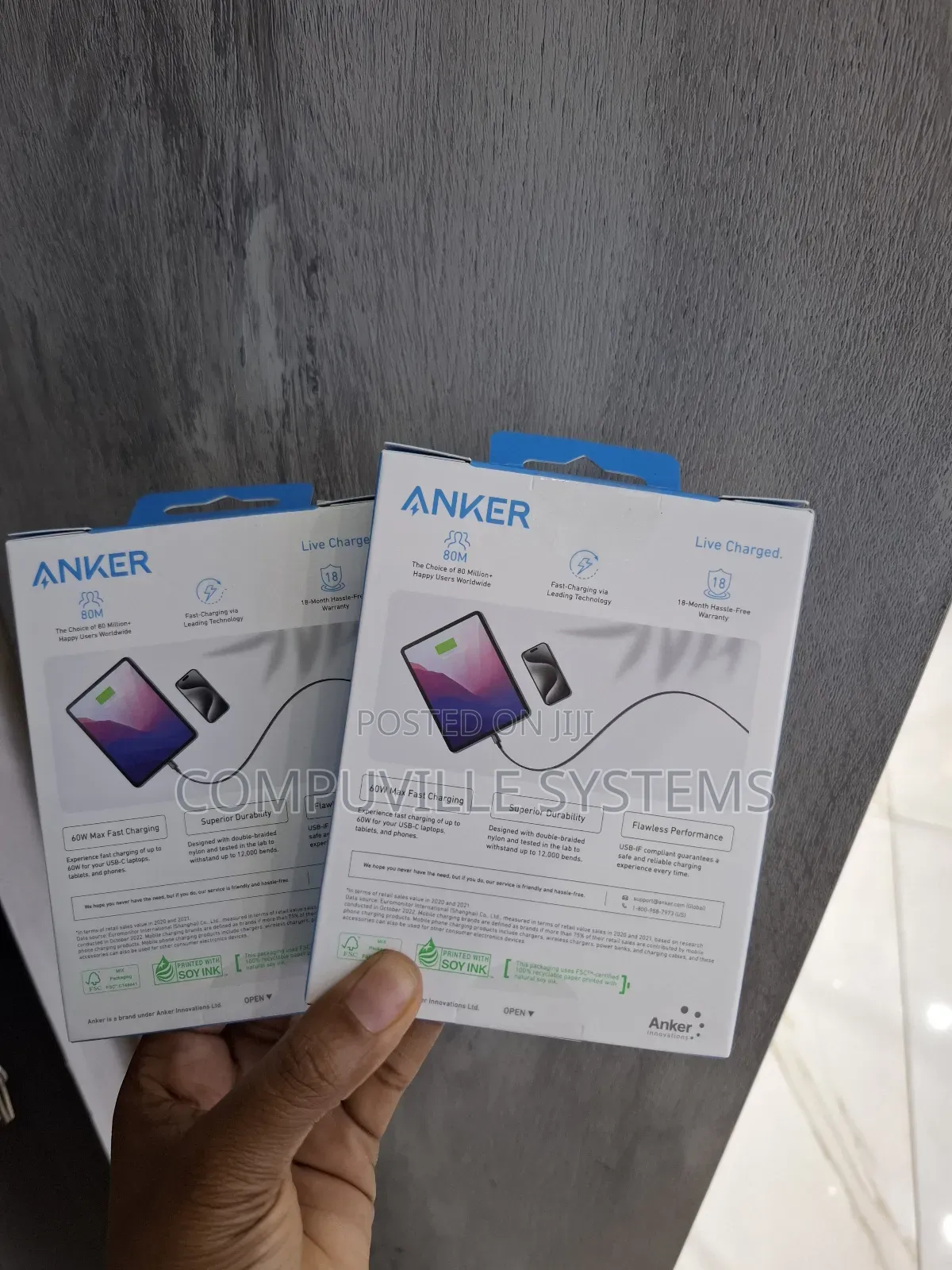 Anker Durable Braided Fast-Charging Cable