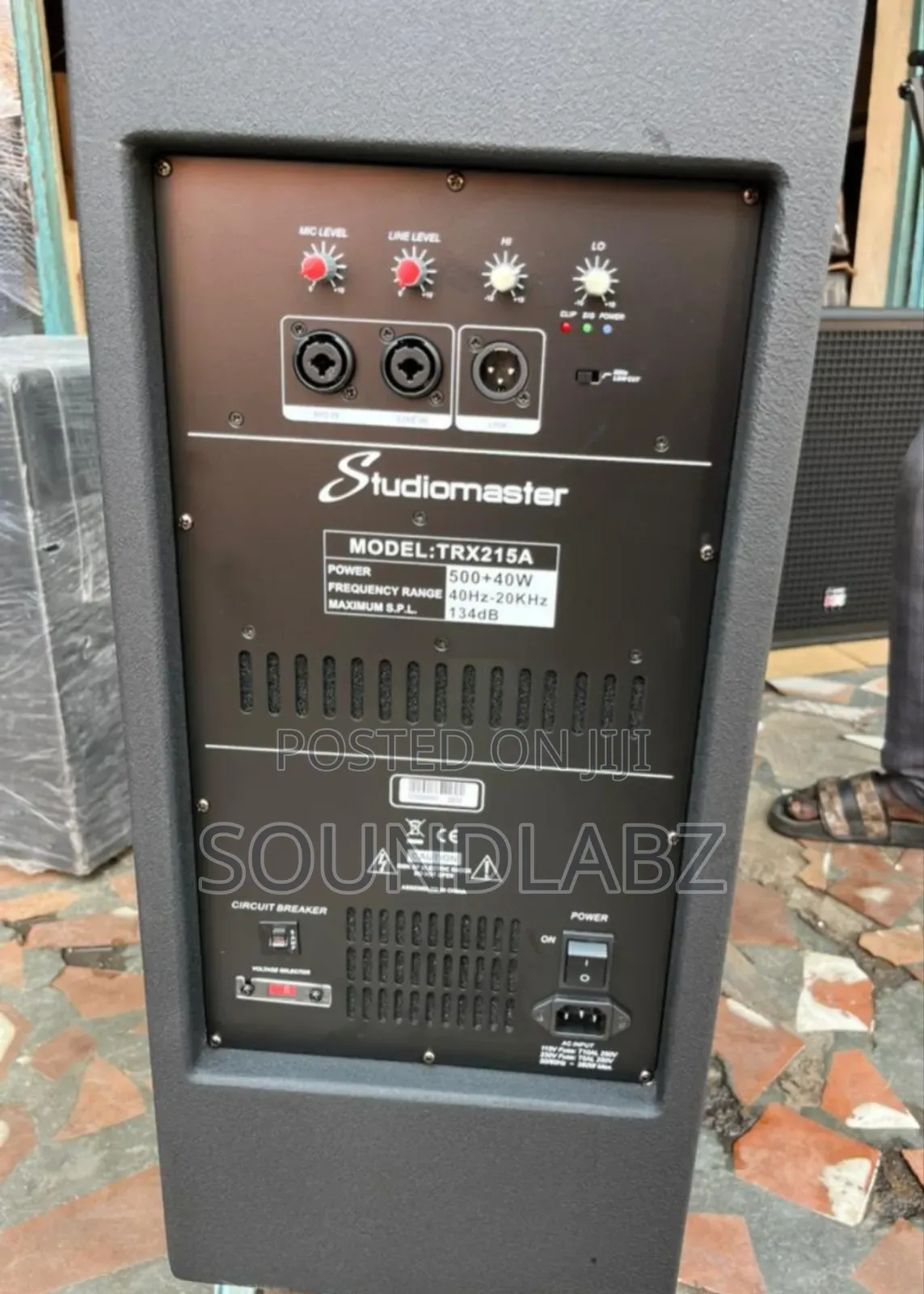 Studiomaster Trx215a 15inches Pair of Active Speakers