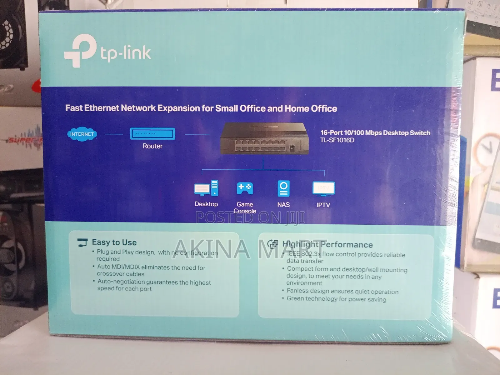 Tp Link 16 Port Desktop Switch 10/100mbps Tl-Sf1016d