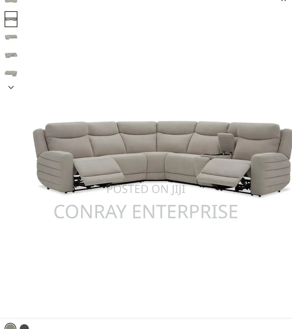 Kristyan 6-Pc Fabric With 2 Power Recliners and Console.