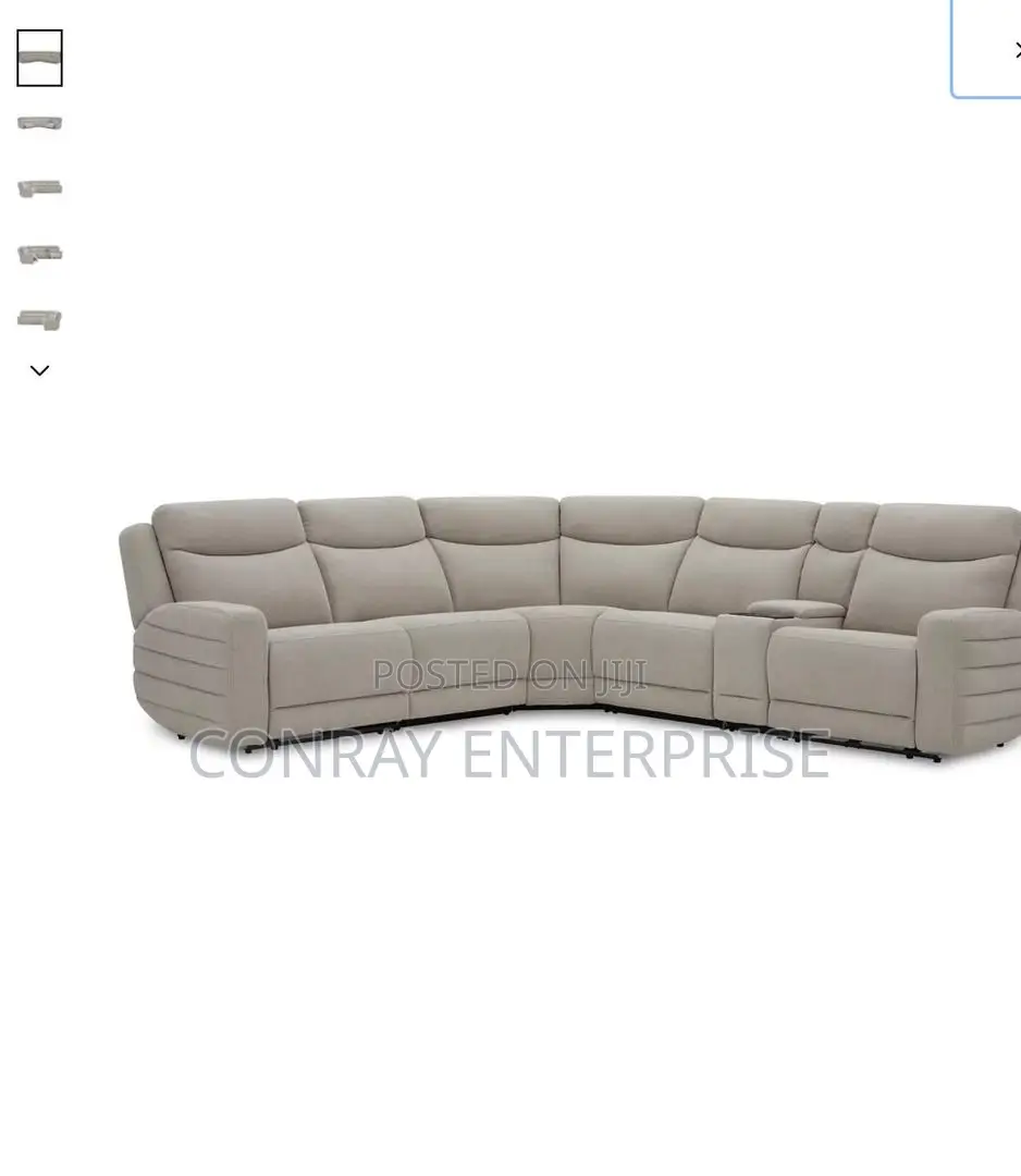 Kristyan 6-Pc Fabric With 2 Power Recliners and Console.