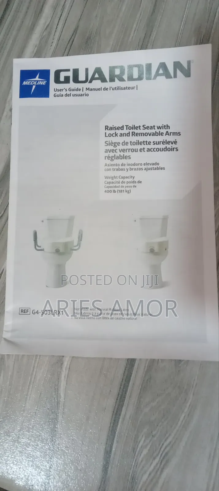 Guardian Raised Toilet Seat