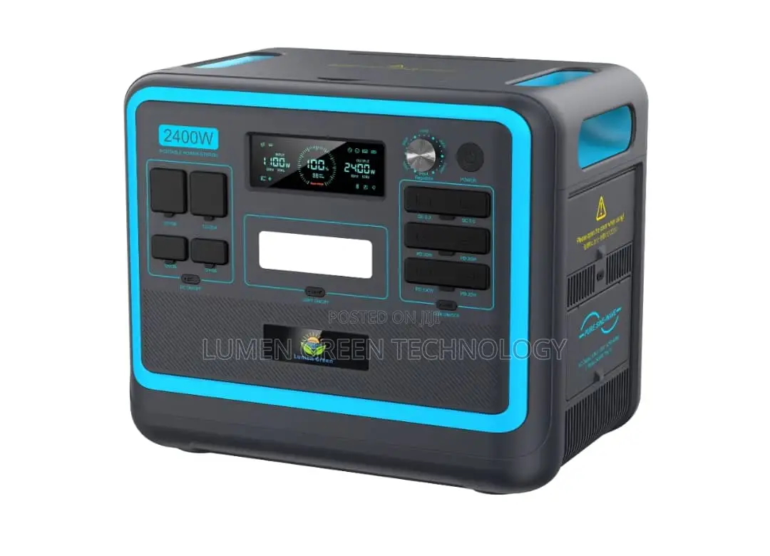 2400w Portable Power Station - Lumen Green