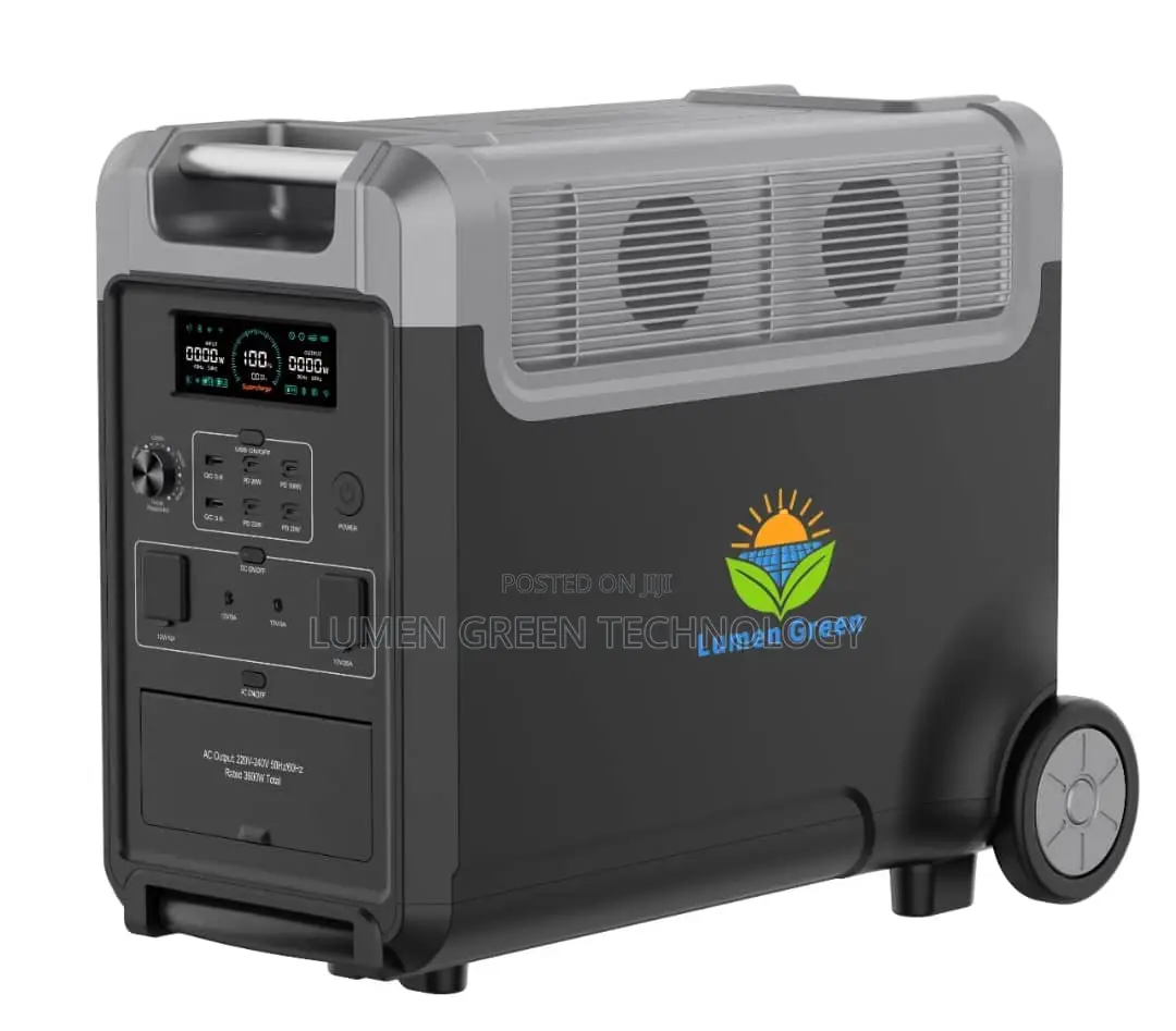 3600w Portable Power Station - Lumen Green