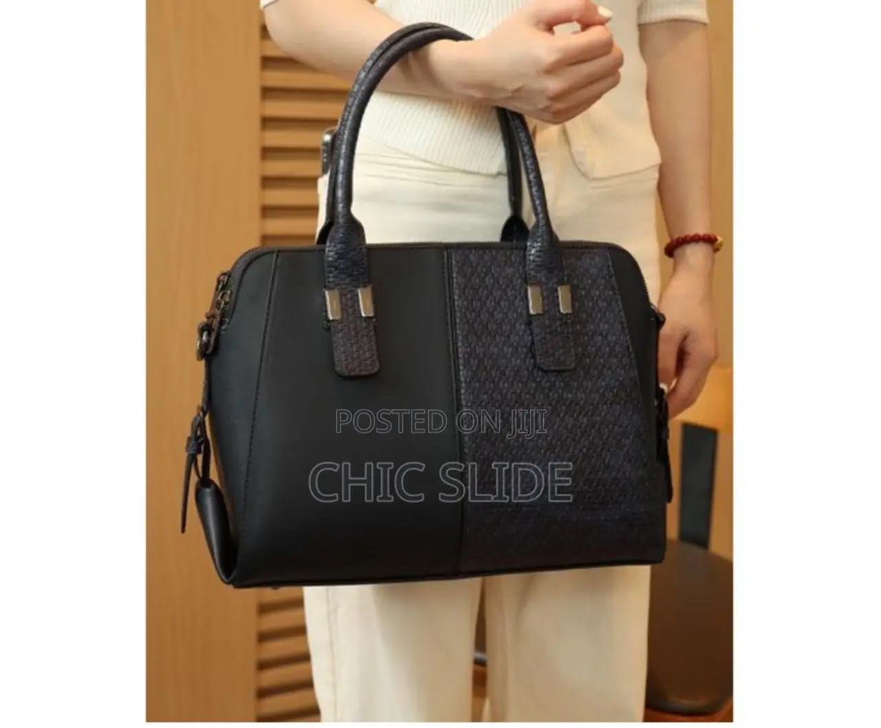 3 Compartments With Purse Bag