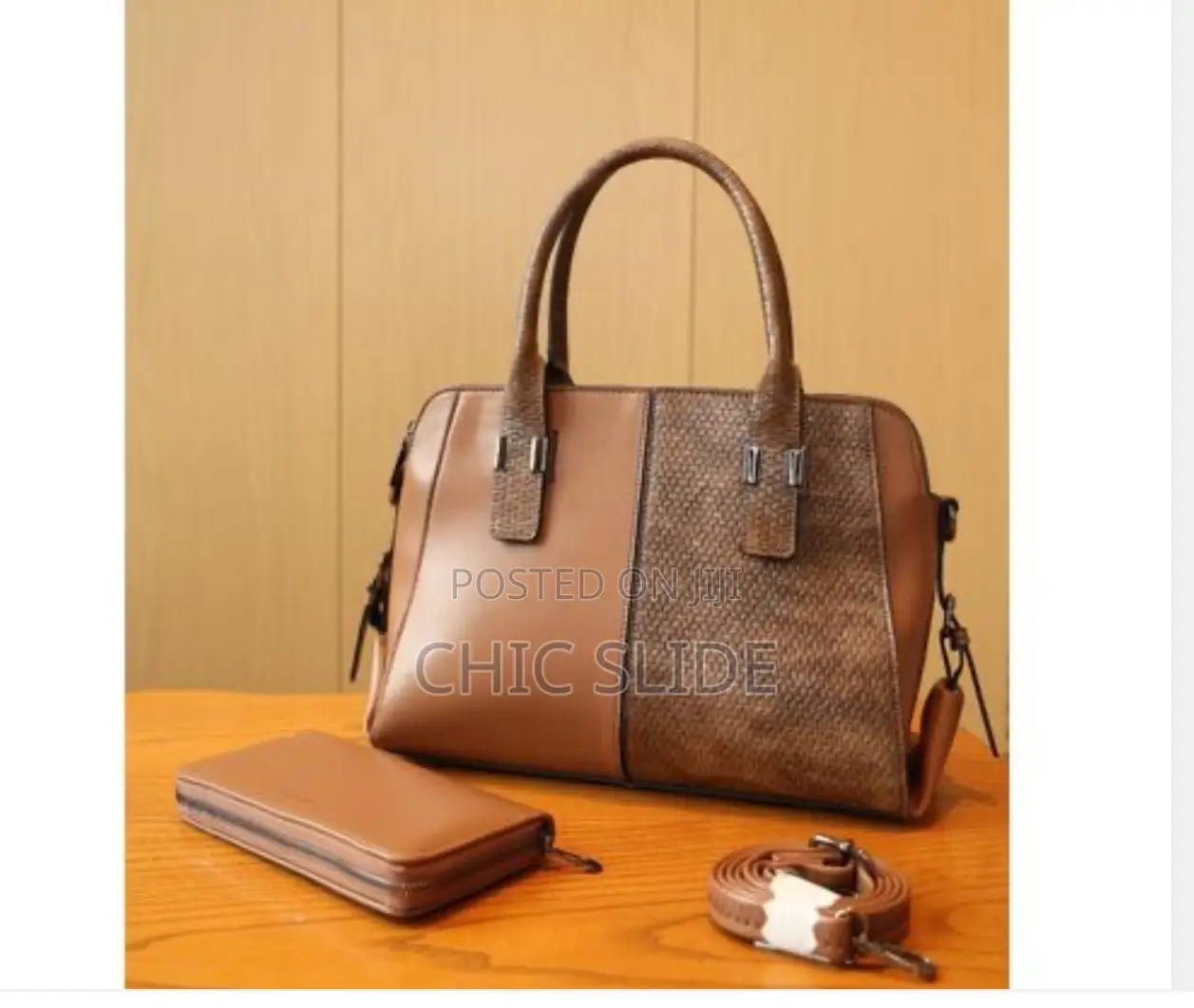 3 Compartments With Purse Bag