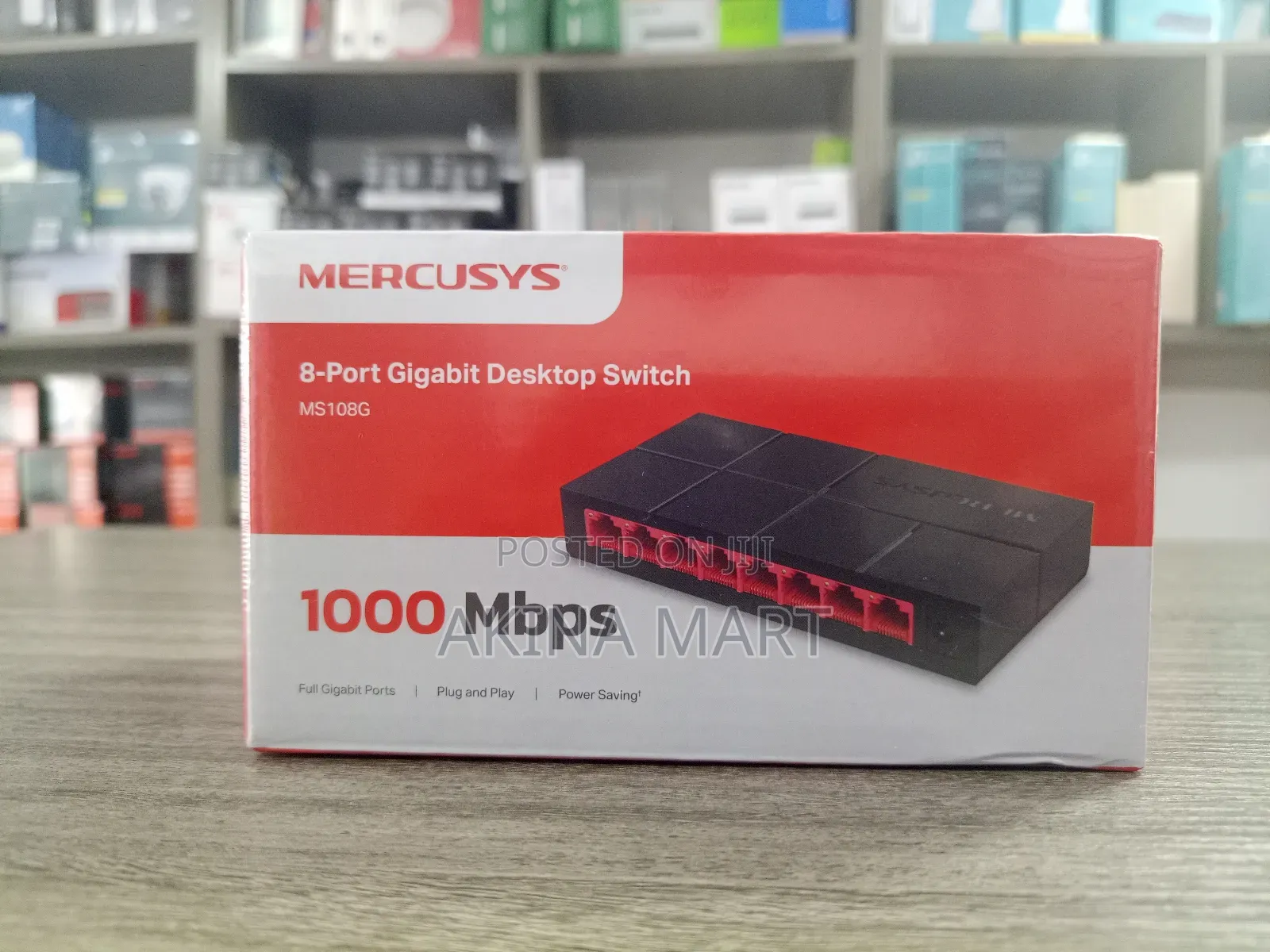 Mercusys 8 Port Gigabit Desktop Switch Ms108g