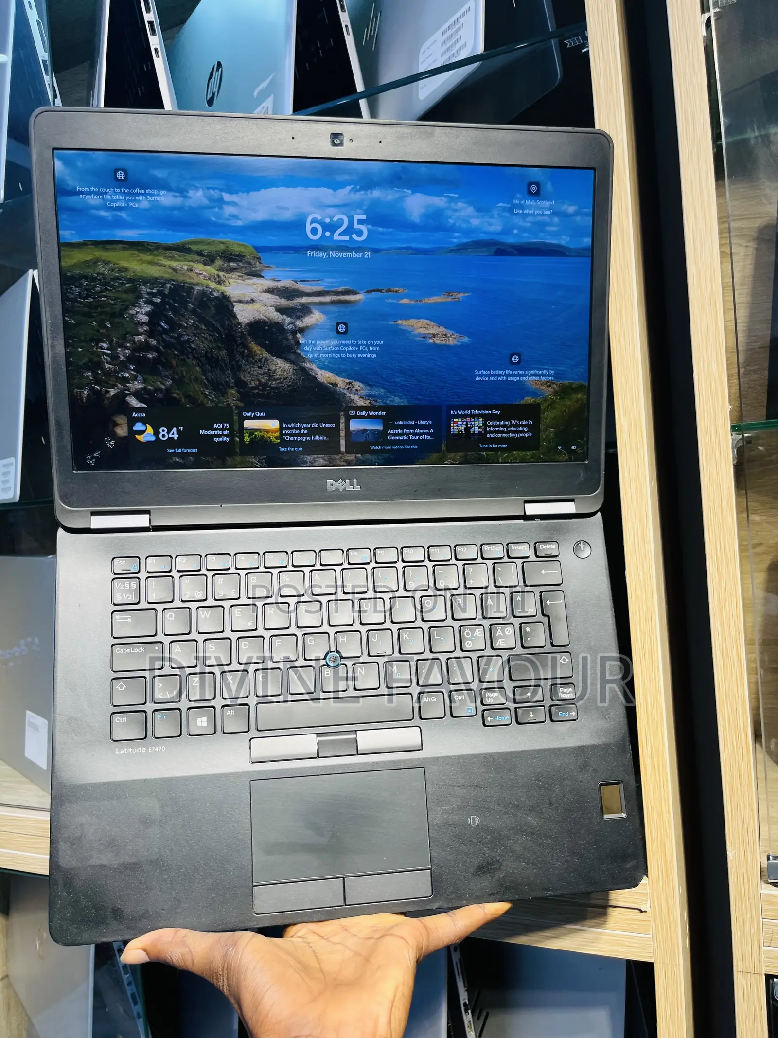 Laptop Dell Latitude E7470 8GB Intel Core I5 SSD 256GB
