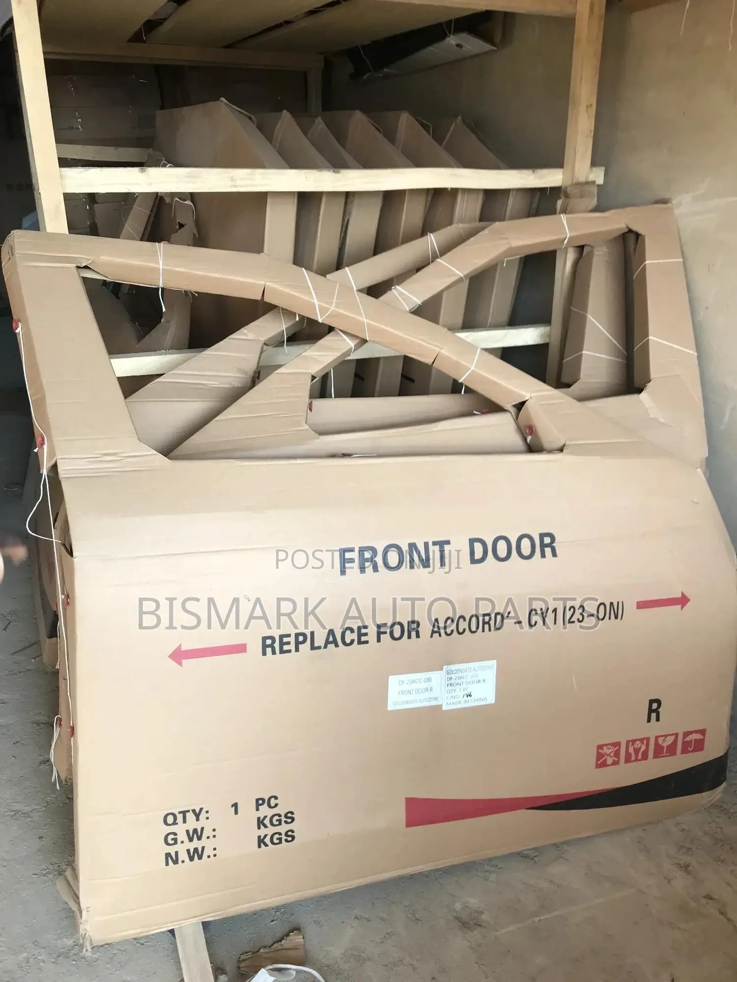 Honda Accord 2023-2024-2025 Front Door Empty Available