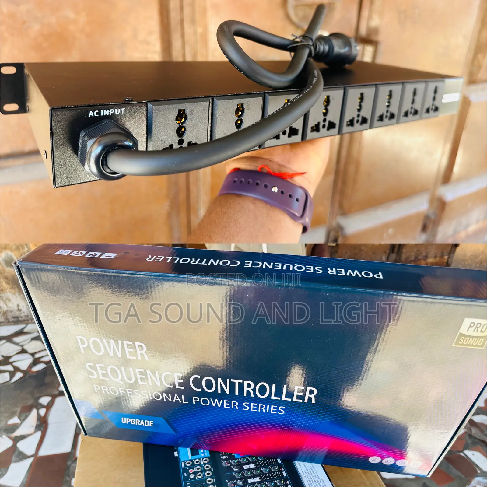 DBX Power Sequence Controller With Voltage Display and Breaker