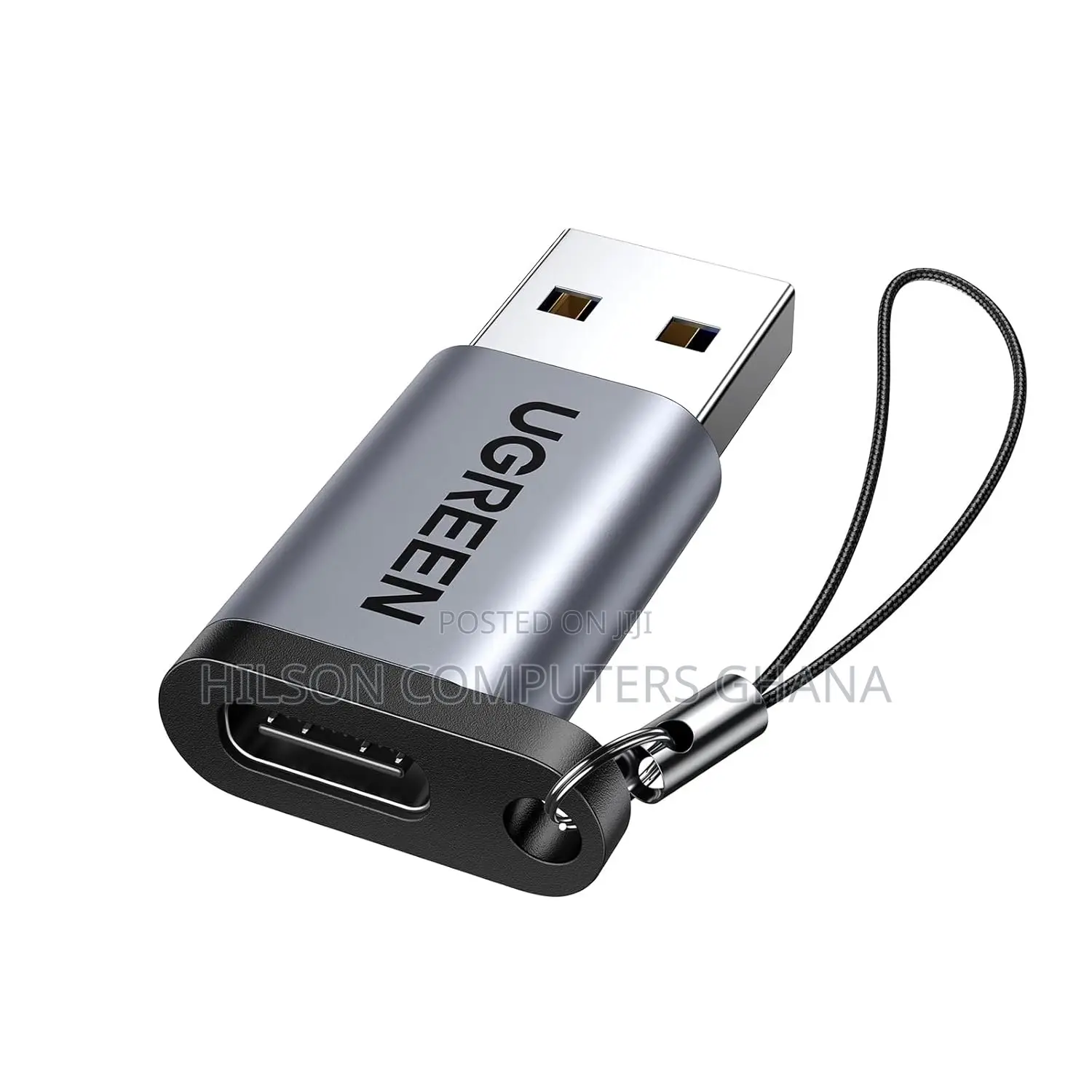 Ugreen Usb-a 3.0 Male to Usb-C 3.1 Female Adapter Gray 50533