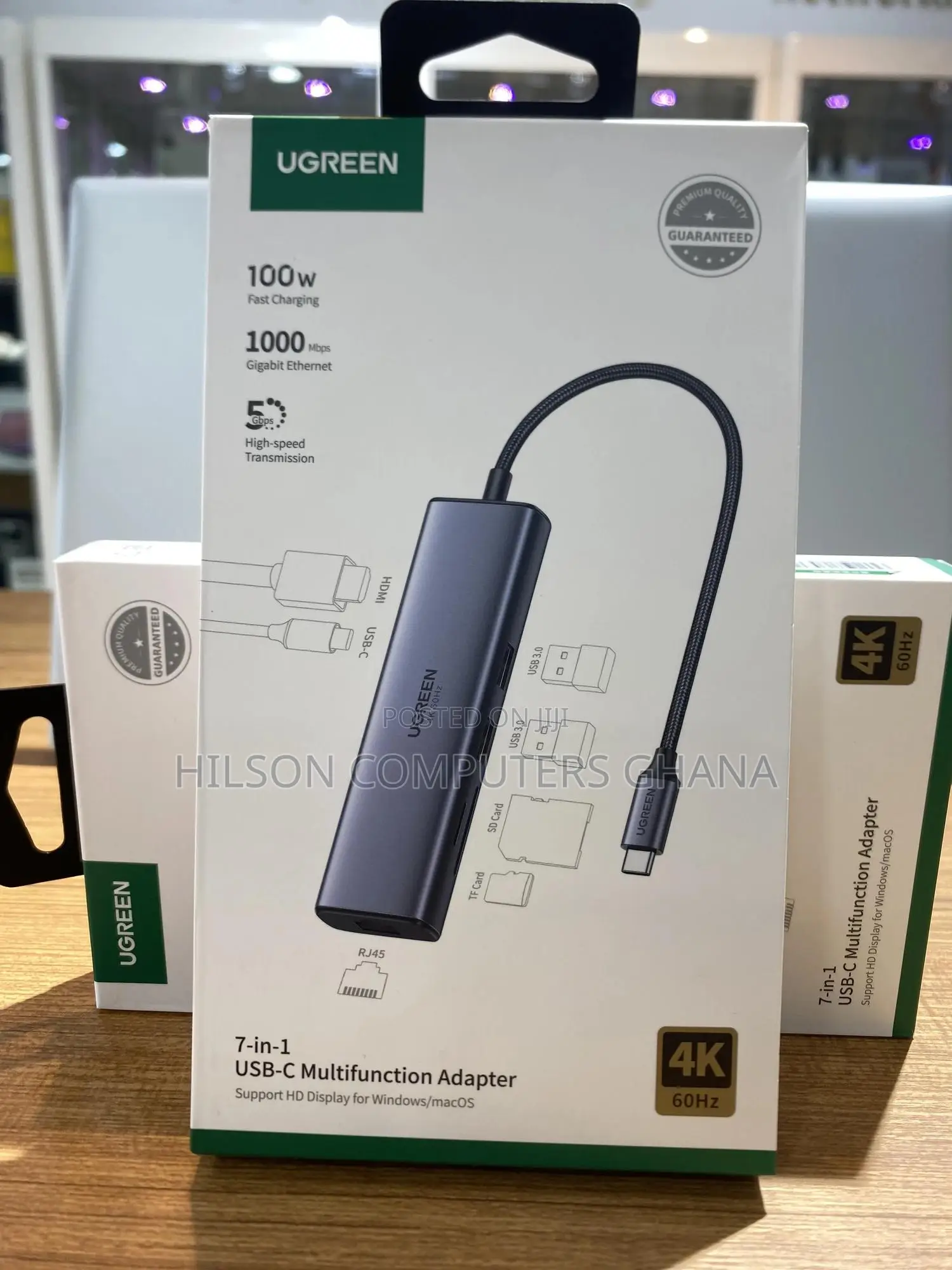 Ugreen Usb C 7 in 1 Hub With 60hz Hdmi - 60515