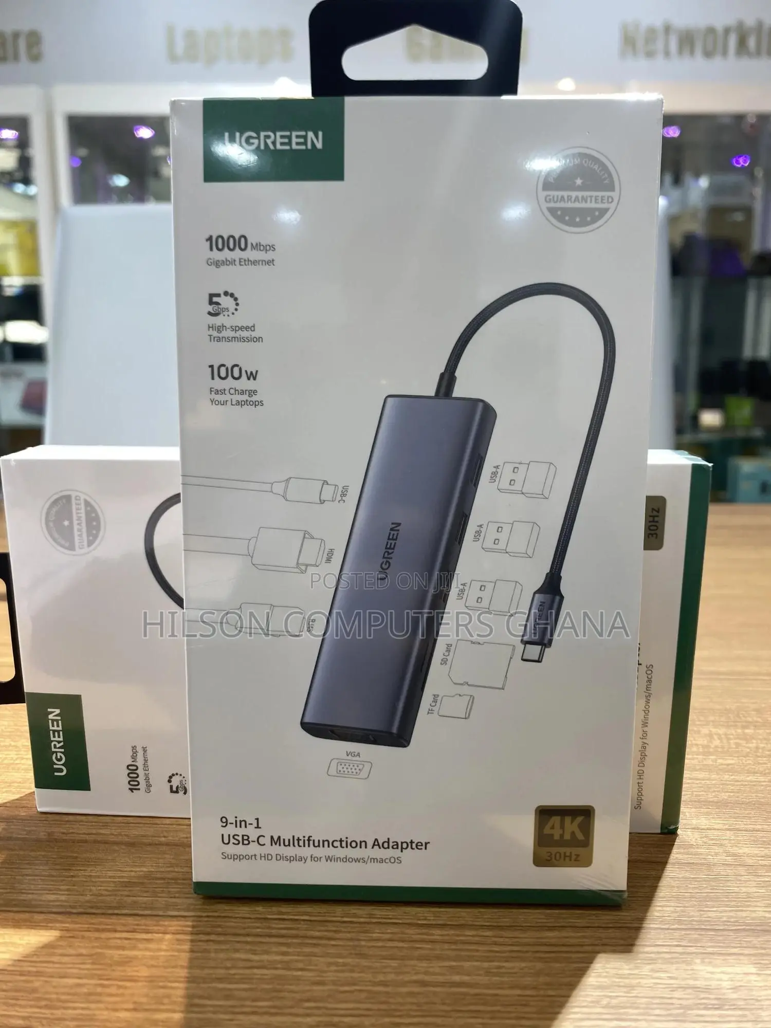 Ugreen 9-in-1 Usb-C Hub 3xusb-a 3.0 Cm498-15600