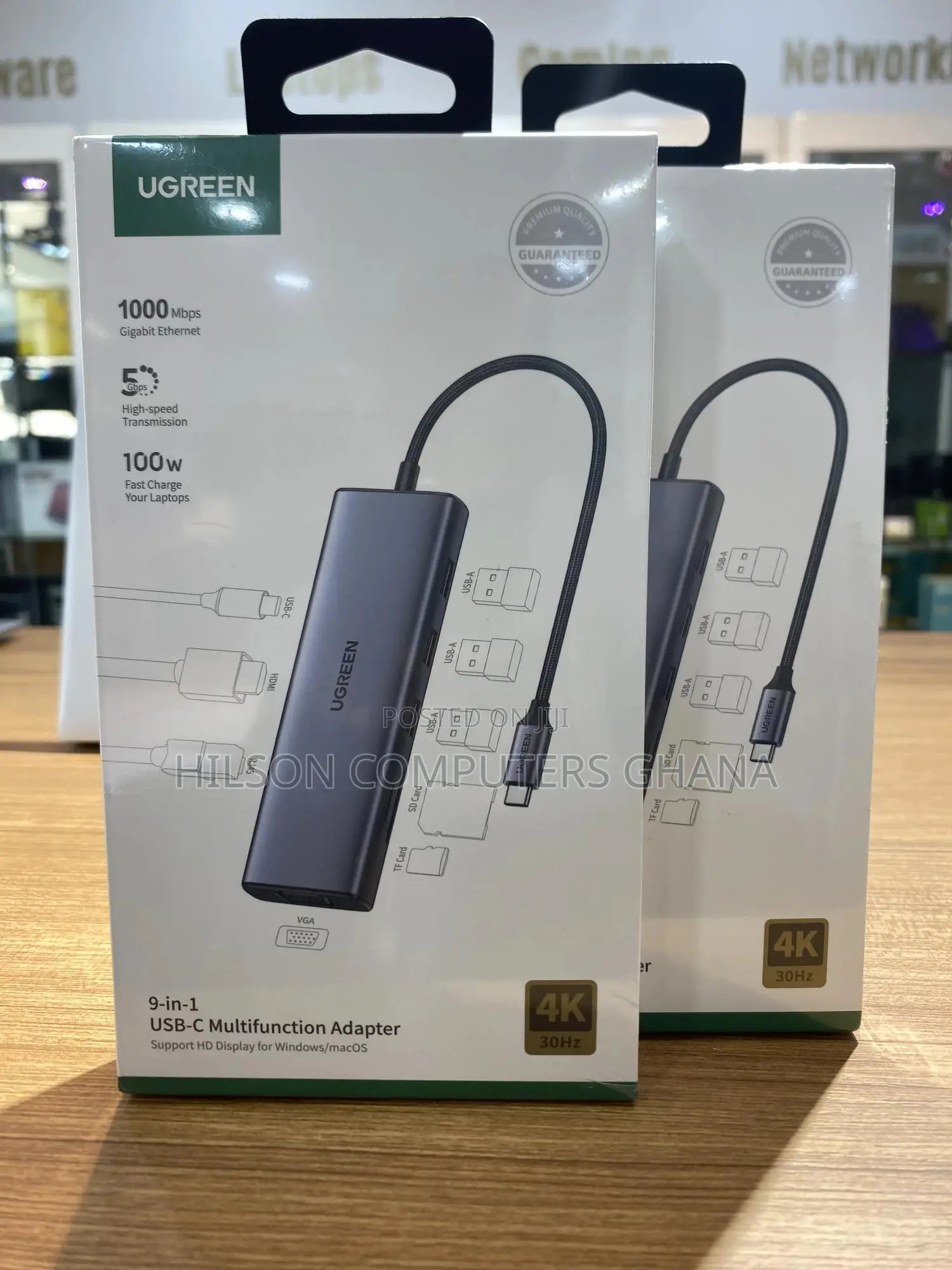 Ugreen 9-in-1 Usb-C Hub 3xusb-a 3.0 Cm498-15600