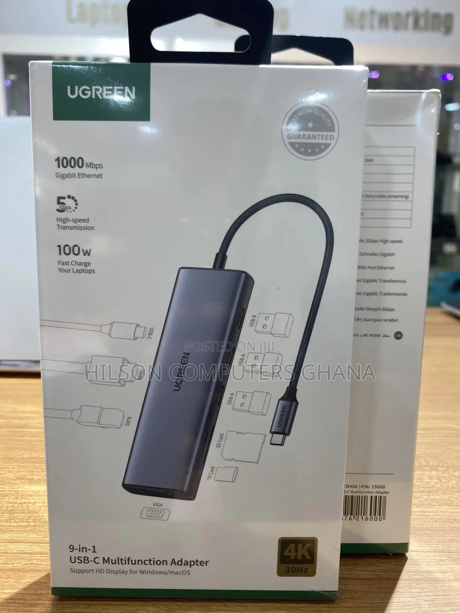 Ugreen 9-in-1 Usb-C Hub 3xusb-a 3.0 Cm498-15600
