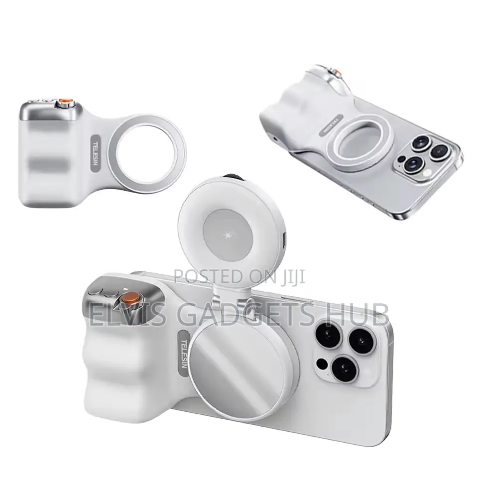 Telesin Phone Camara Grip + Selfie Ring Light