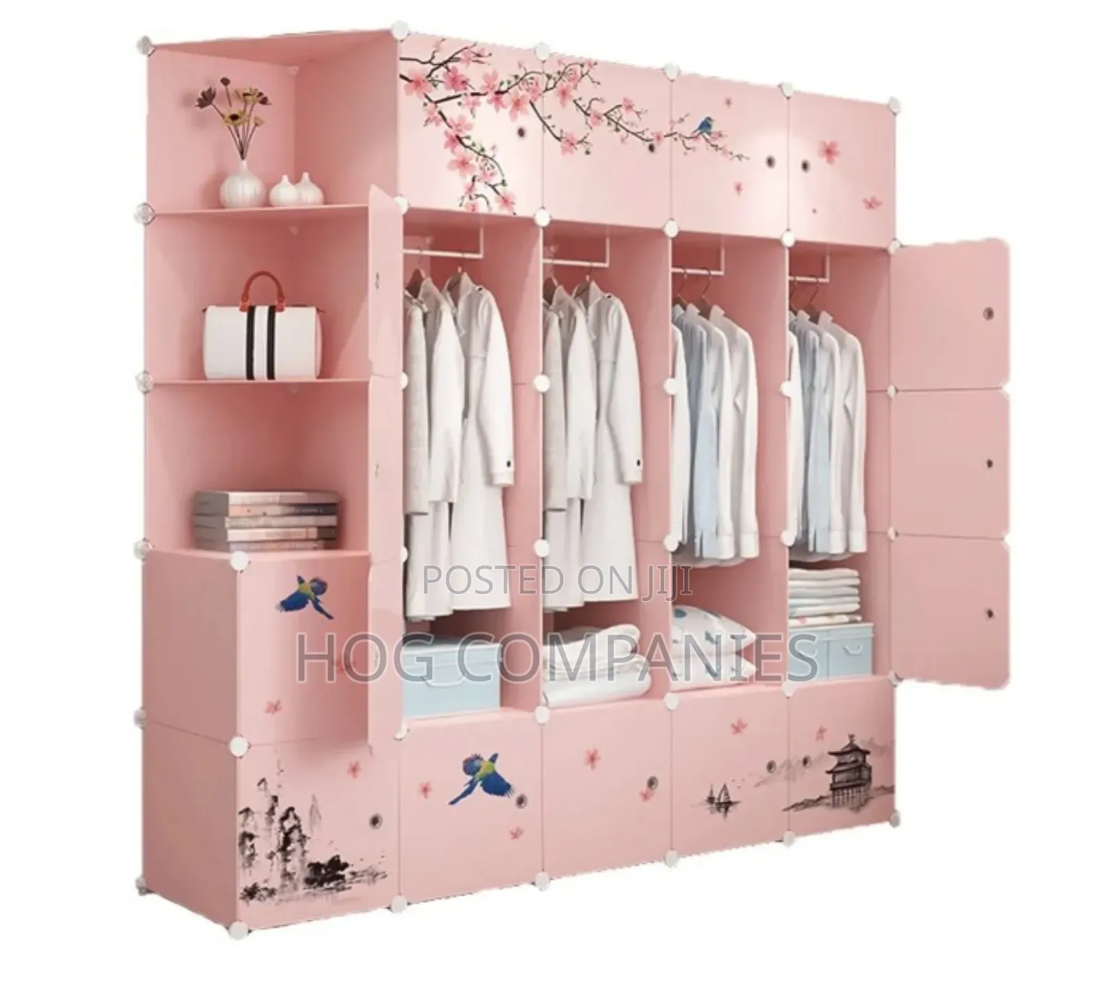 Potable Wardrobe Clothes Closet Cover Storage Organizer- Fast Delivery