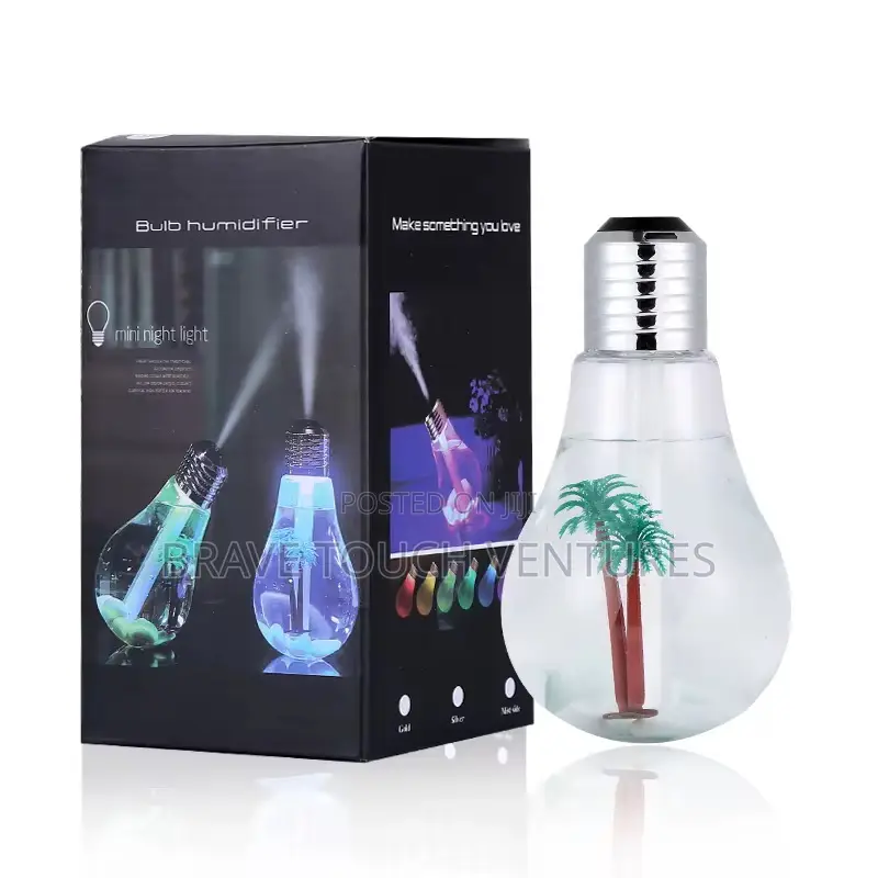 Bulb Shaped Ultrasonic Air Humidifier Diffuser