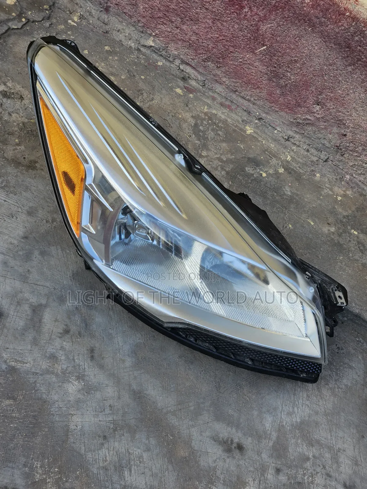 Ford Escape Headlight 2013 Right Side