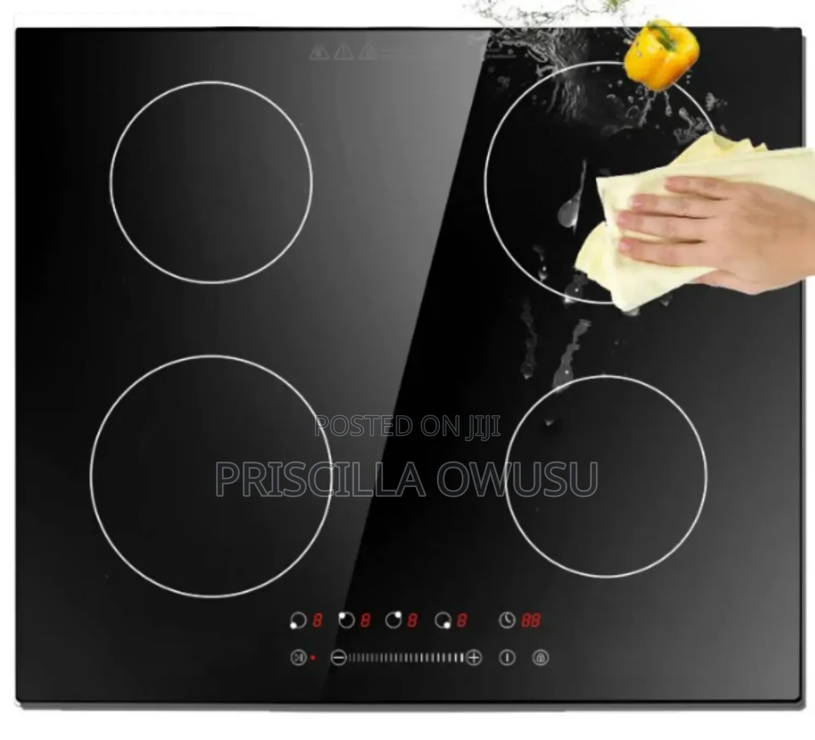 Smart Electric 4 Burner Glass Inbuilt Infrared Burner
