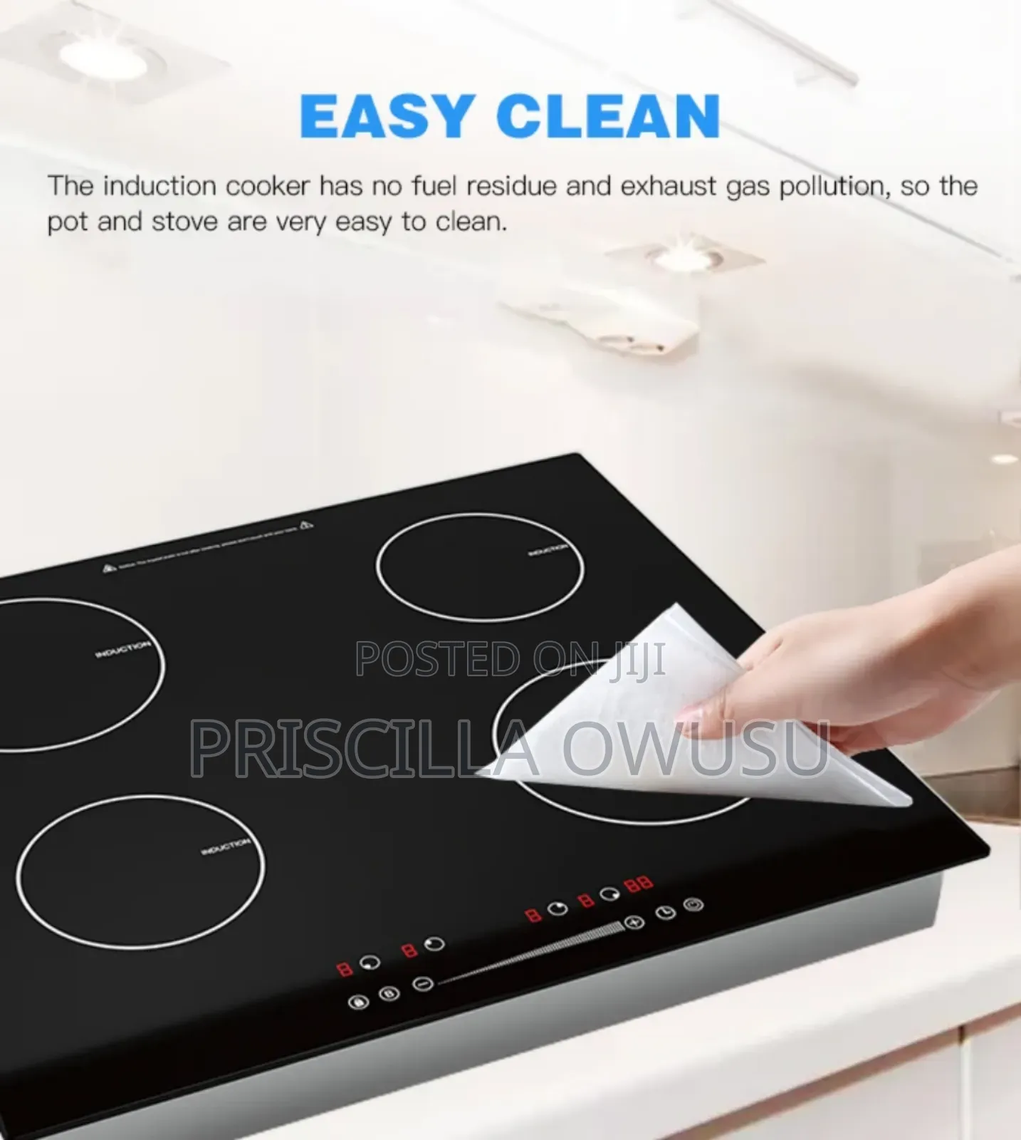 Smart Electric 4 Burner Glass Inbuilt Infrared Burner