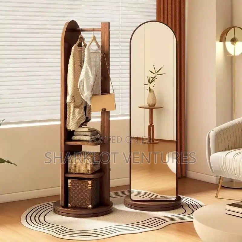 Wooden Wardrobe Mirror