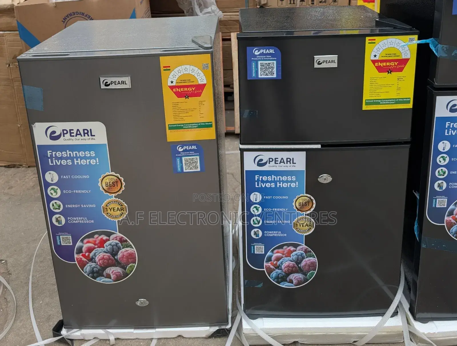 Pearl 56-Litres Table Top Single Door Fridge(Pf-09-5e)
