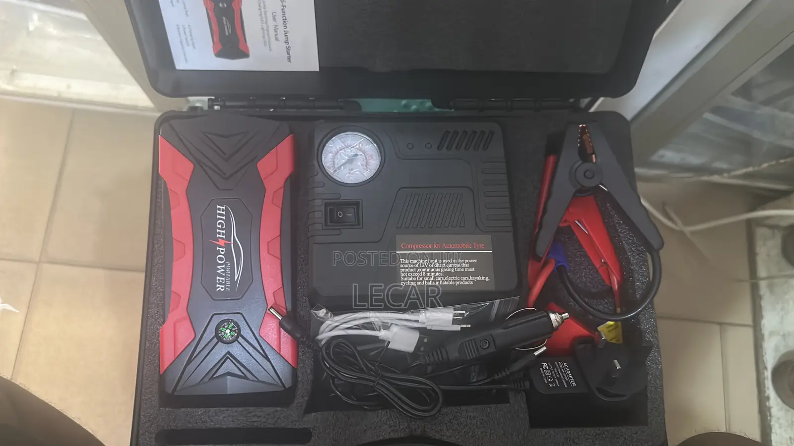 Jump Start N Tire Pump