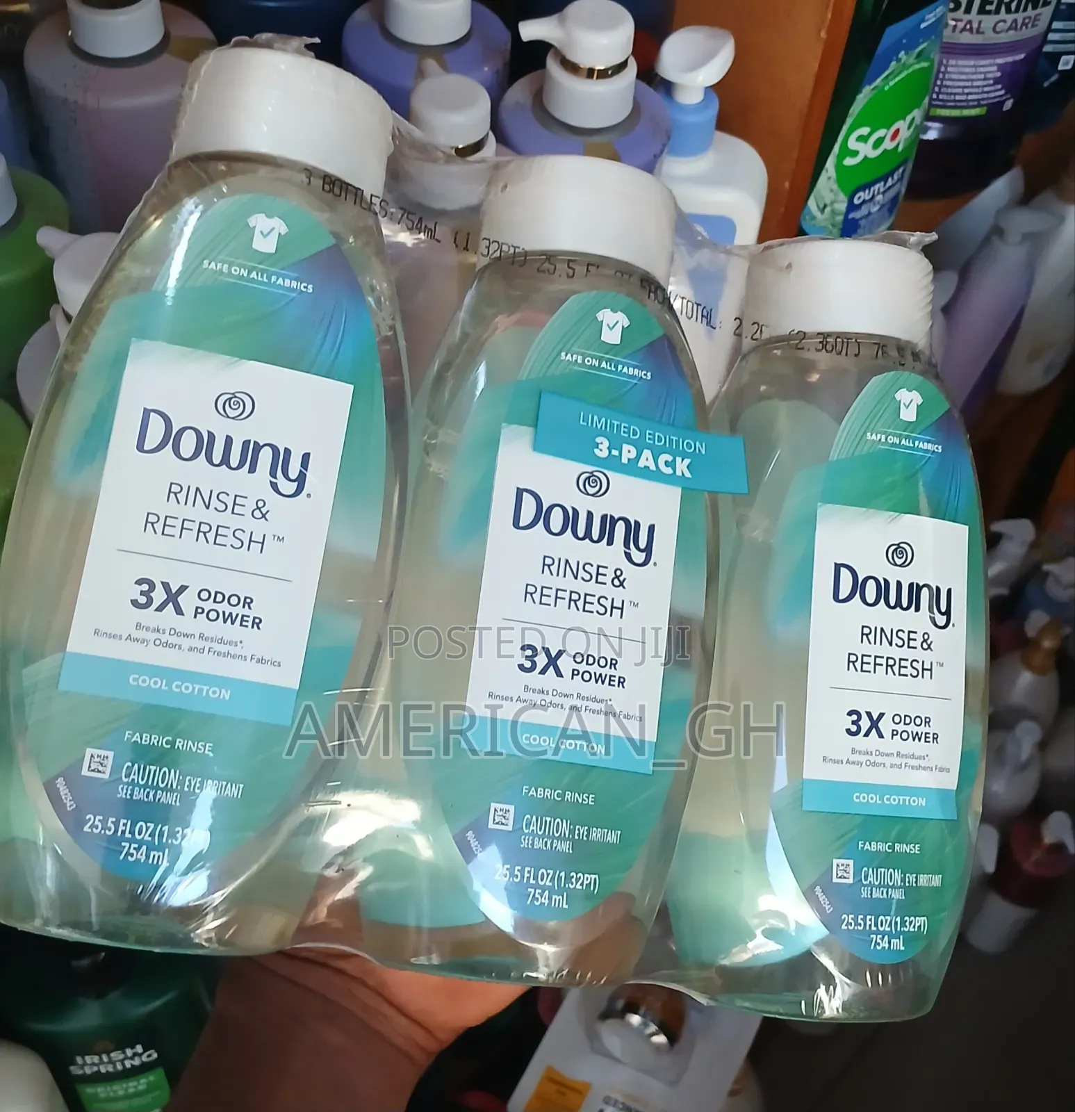 Downy Rinse and Refresh 3x Odor Power(754ml Each)