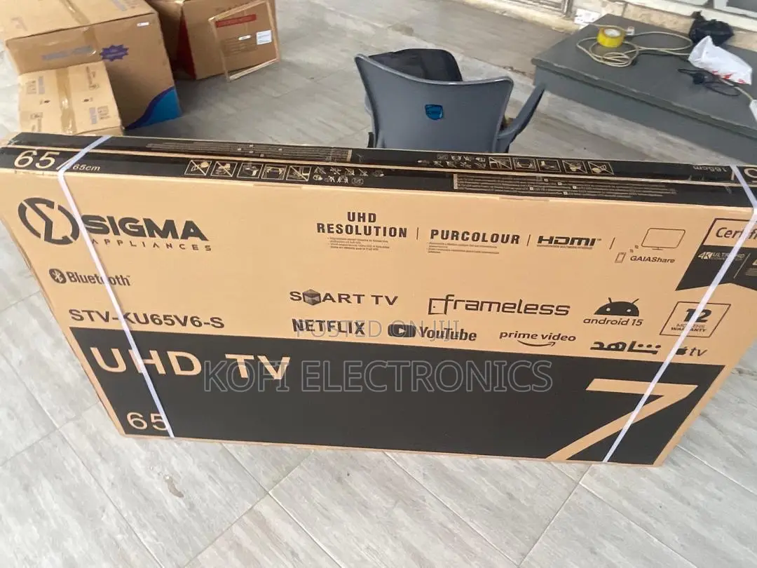 Sigma 65” Prestige Uhd Smart Television With Elite Visual Precision