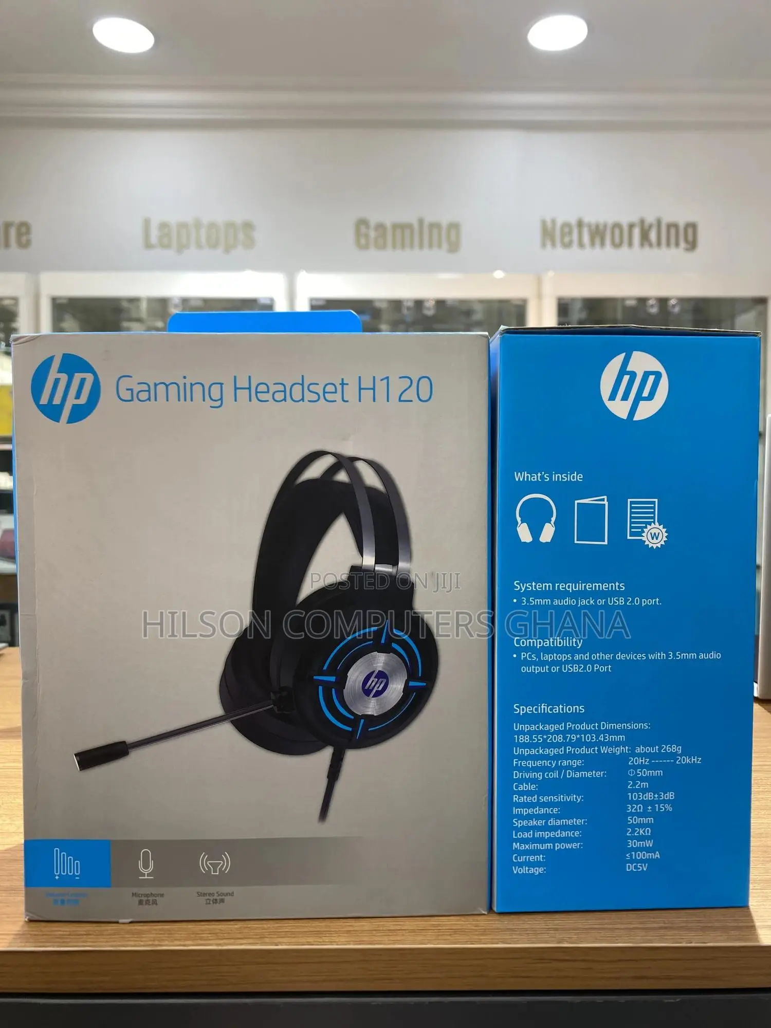 Hp H120g Gaming Headset – Black