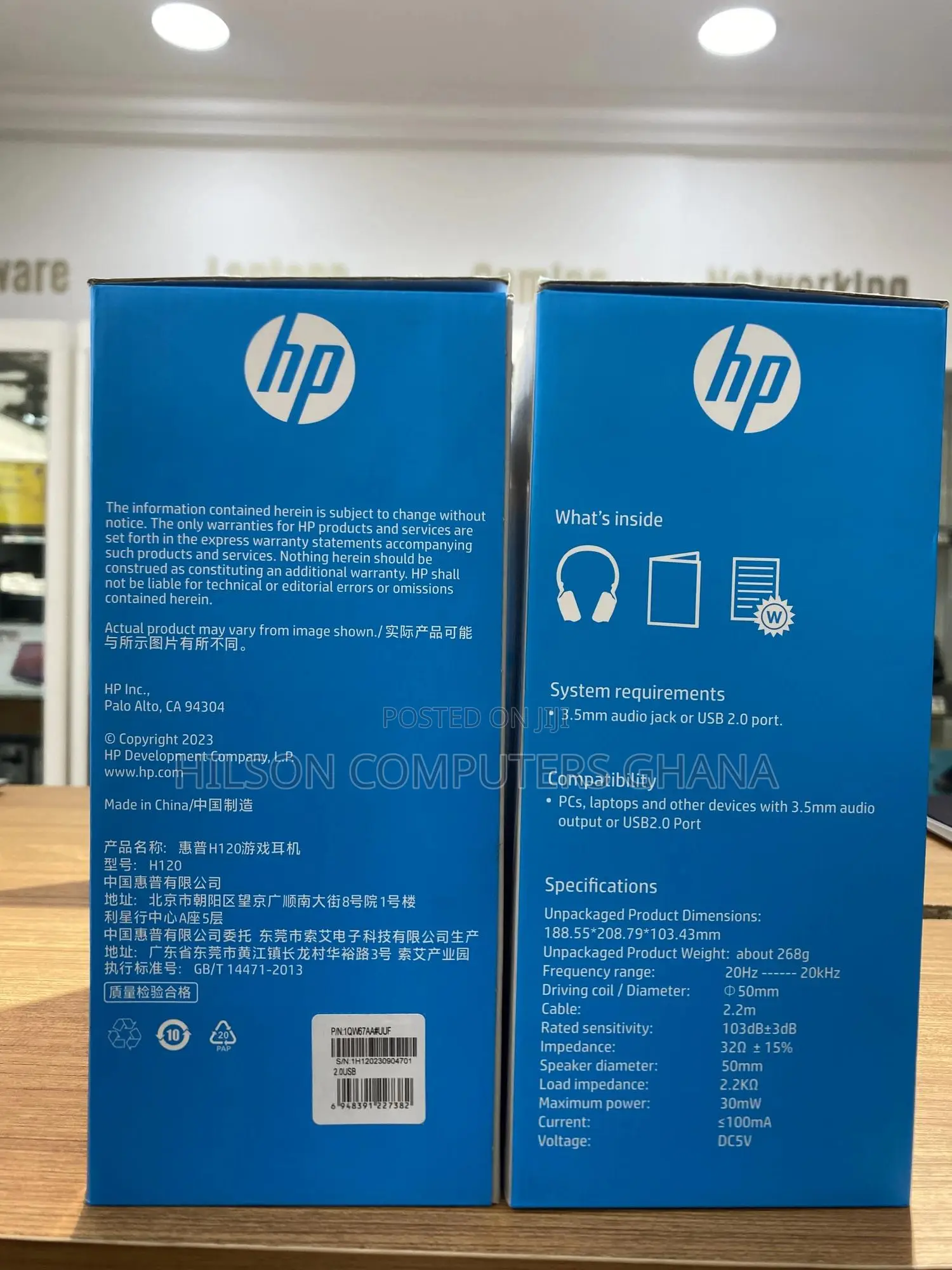 Hp H120g Gaming Headset – Black