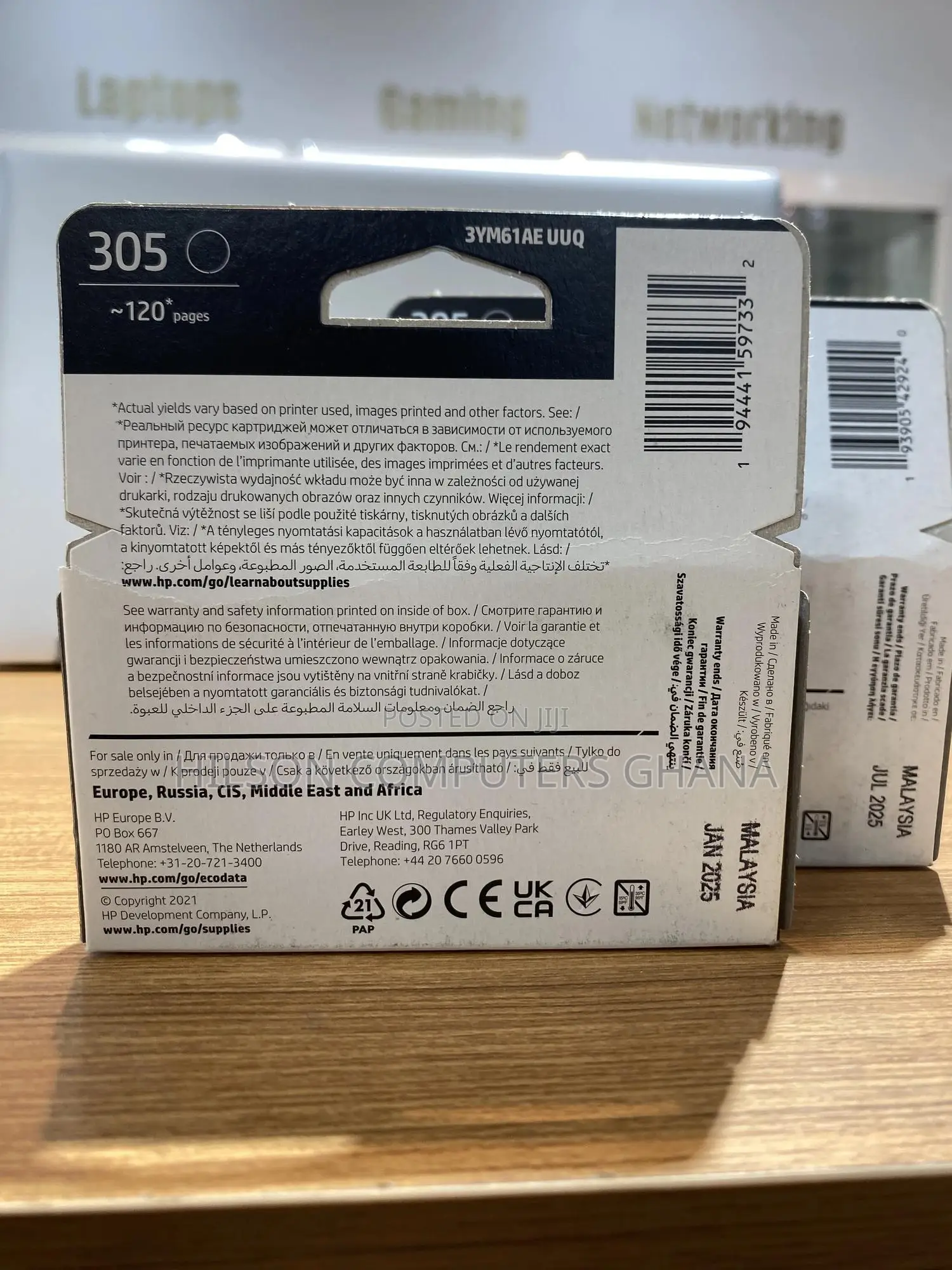 Hp 305 Original Ink Cartridge – Black