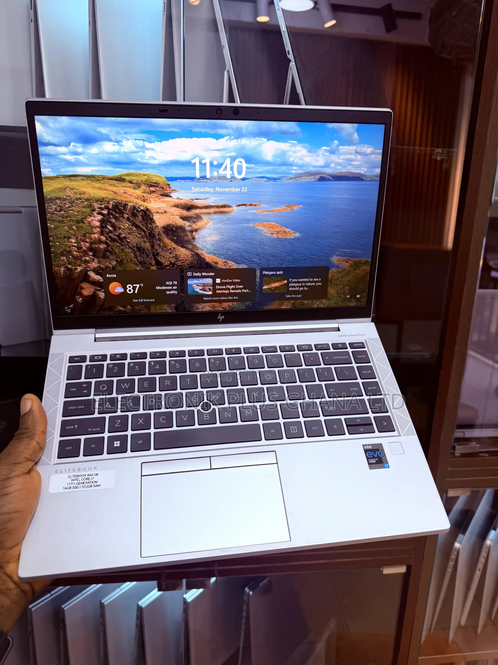 Laptop HP EliteBook 840 G8 16GB Intel Core i7 SSD 512GB
