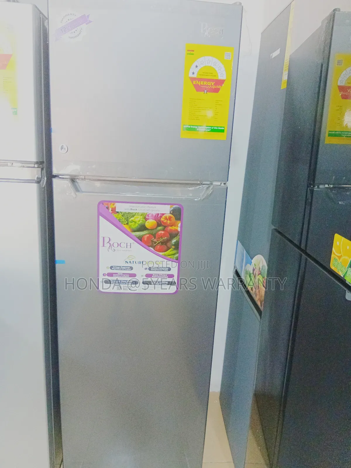 **Roch 177l Energy-Efficient Double-Door Refrigerator