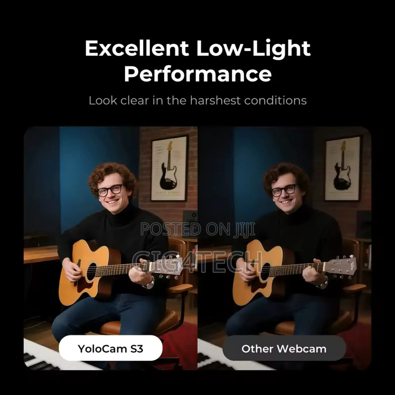 Yololiv Yolocam S3 Webcam Live Streaming Video Calls Content Create