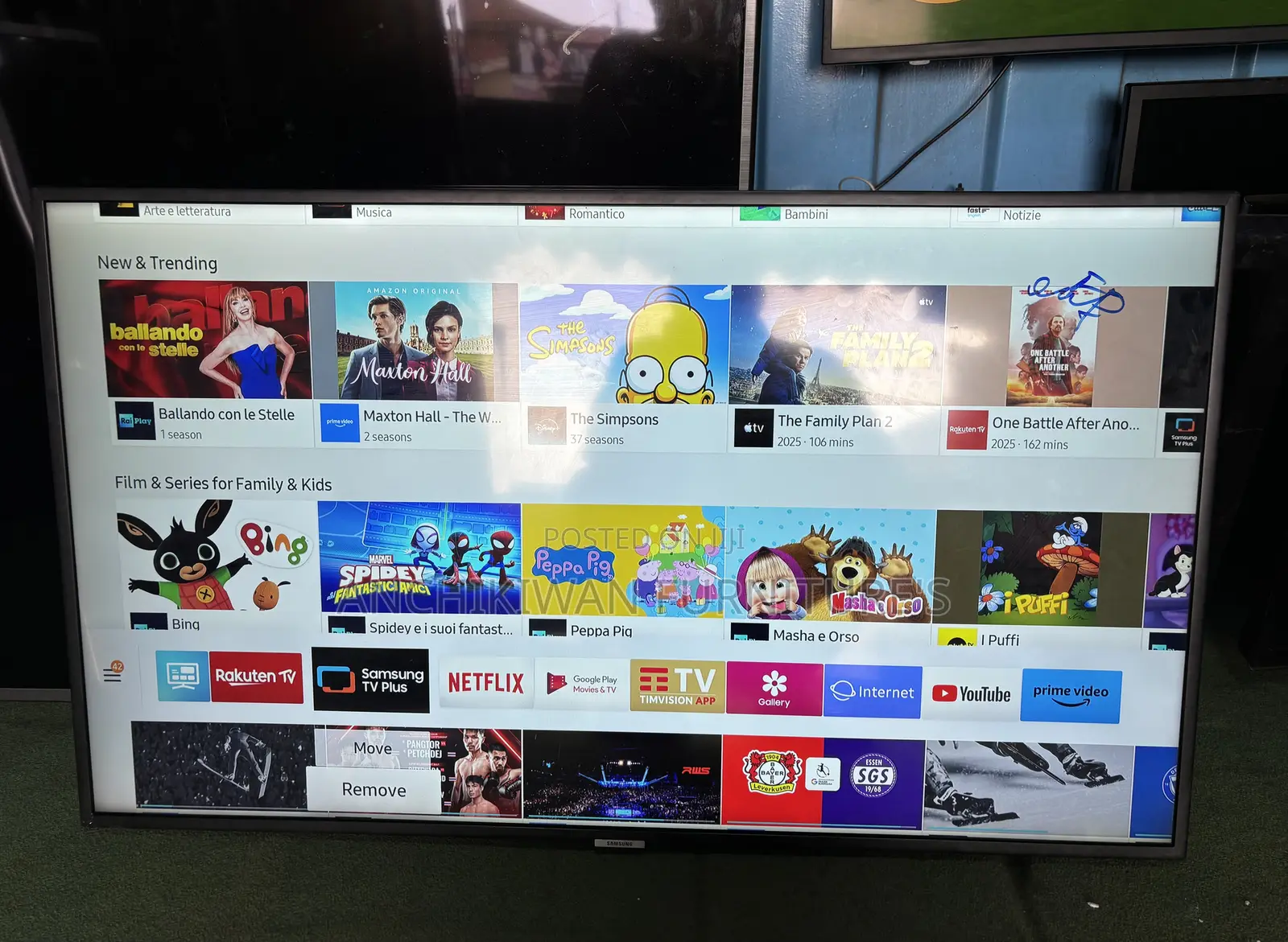 43 Inch Samsung Smart Digital Satellite Bluetooth Tv