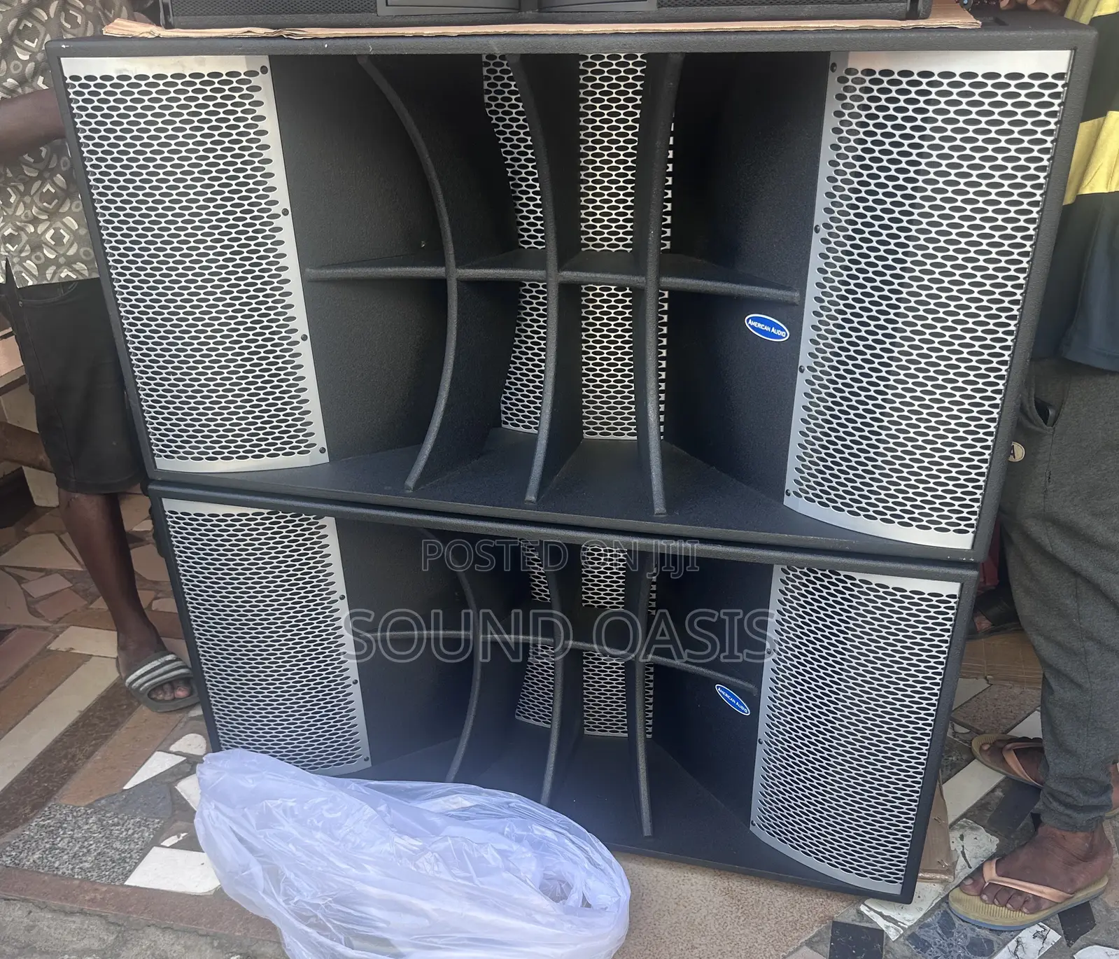 American Audio Dual 18" Horn-loaded Subwoofers