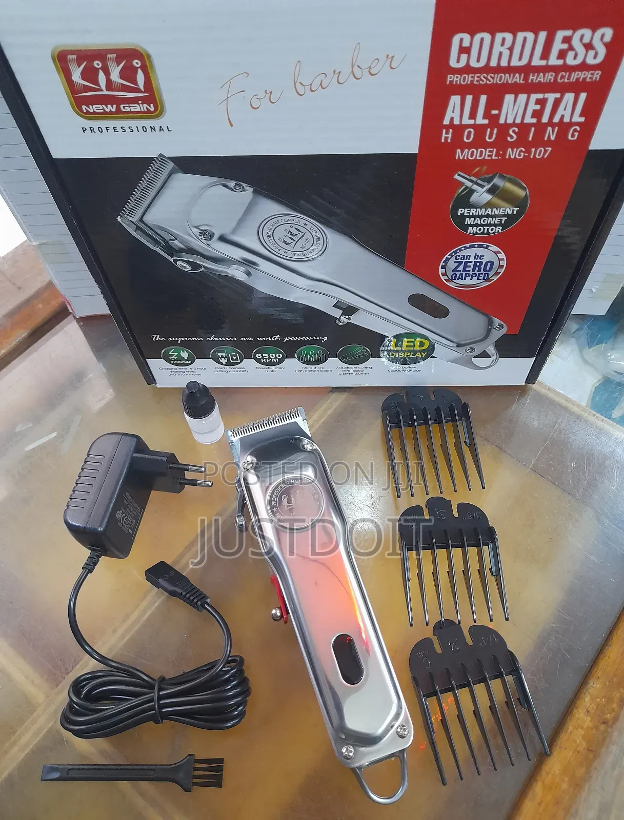 Kiki Rechargeable All Metal Cordless Clipper