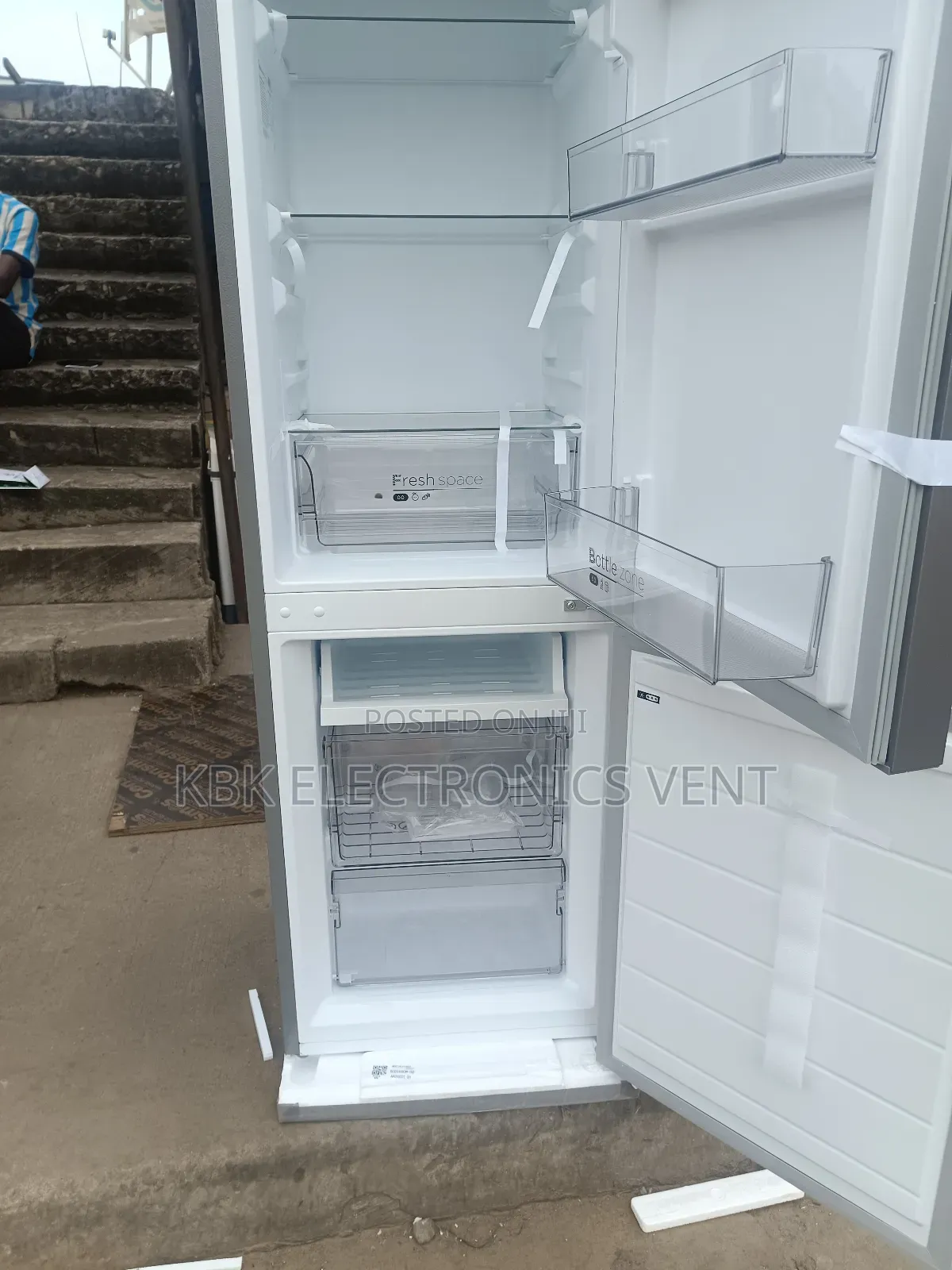 Midea 174ltr Double Door Refrigerators With Bottom Freezer