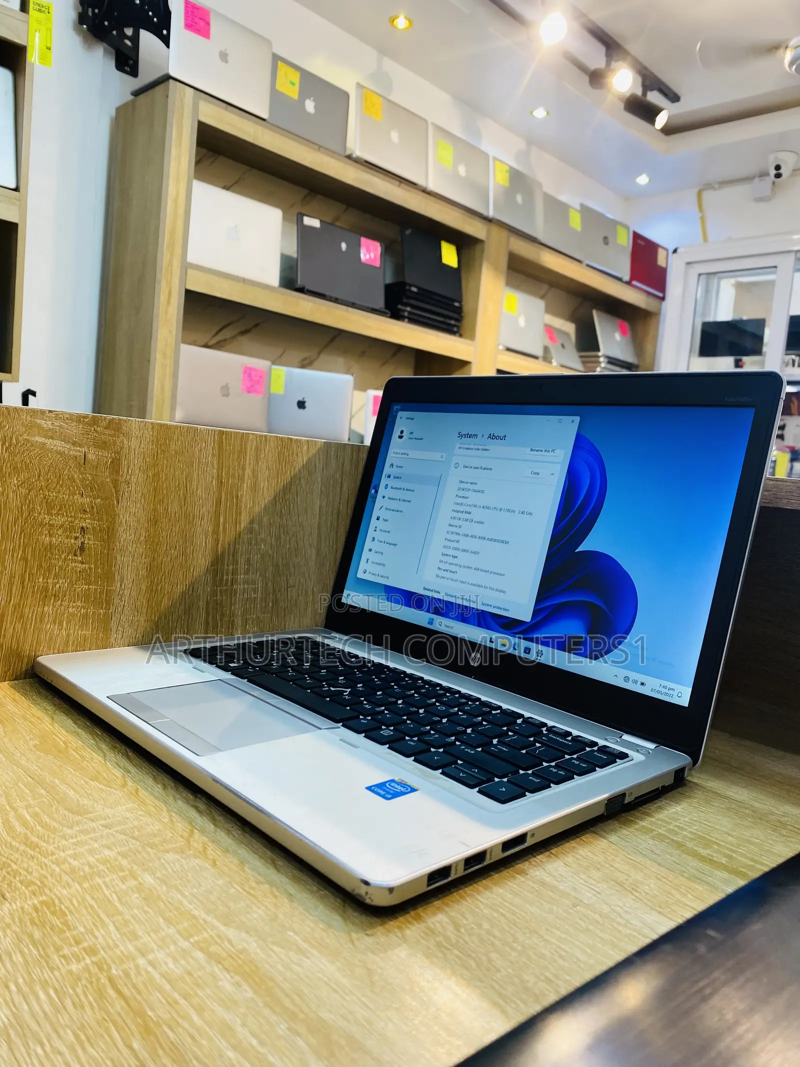 Laptop HP EliteBook Folio 9480M 4GB Intel Core I5 HDD 500GB