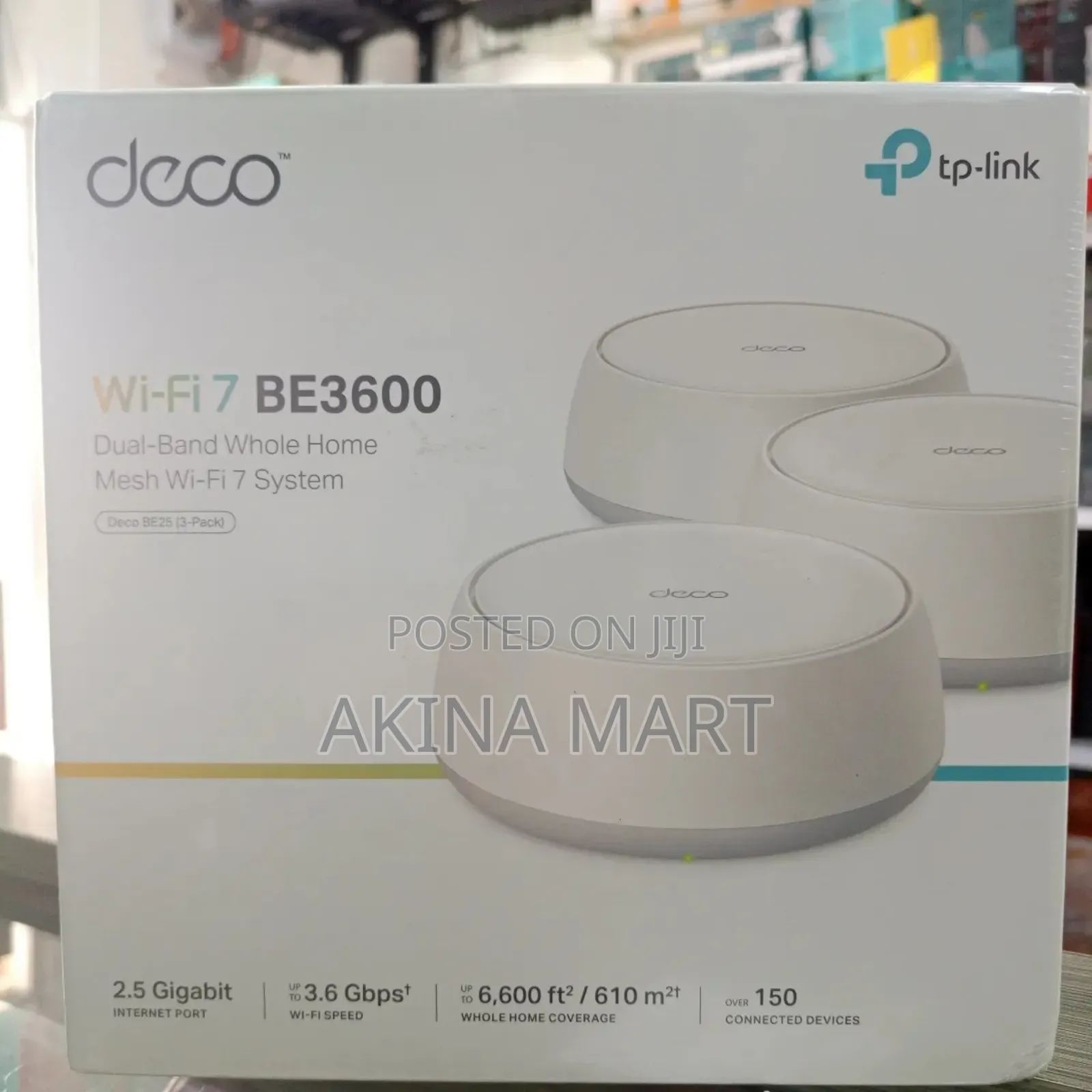 Tp Link Deco Be3600 Dual Band Whole Home Wifi 7 Mesh System