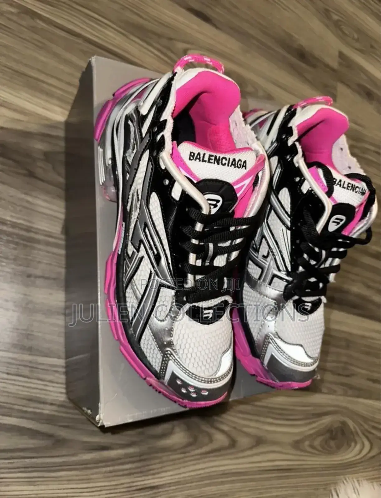 Balenciaga Track Runner Pink Silver
