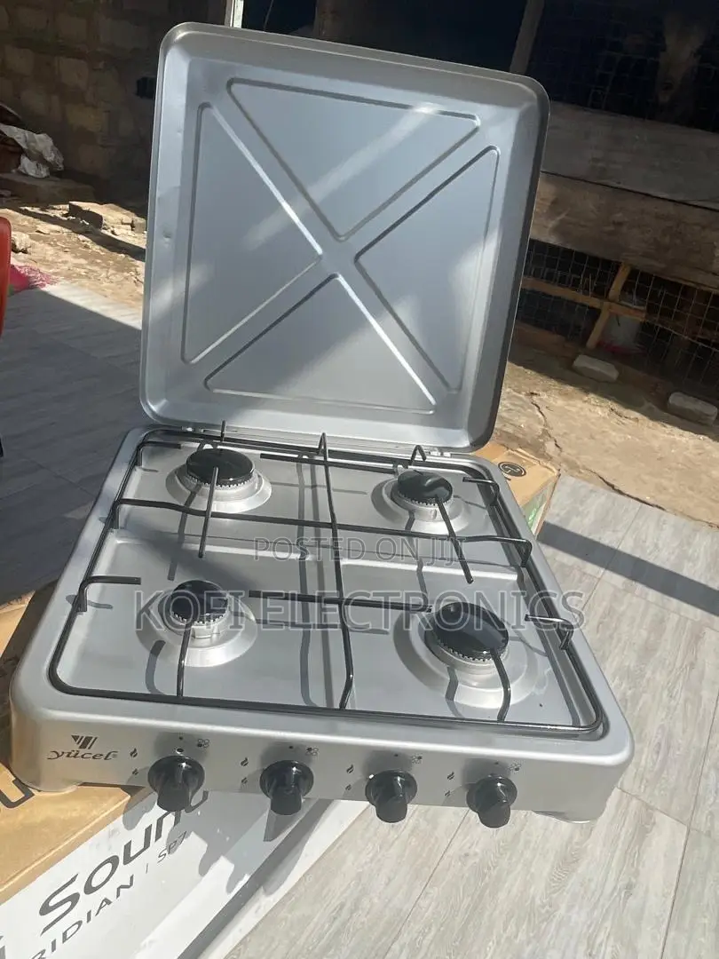 Metrocook 4-Burner Portable Gas Stove Practical Home Essential