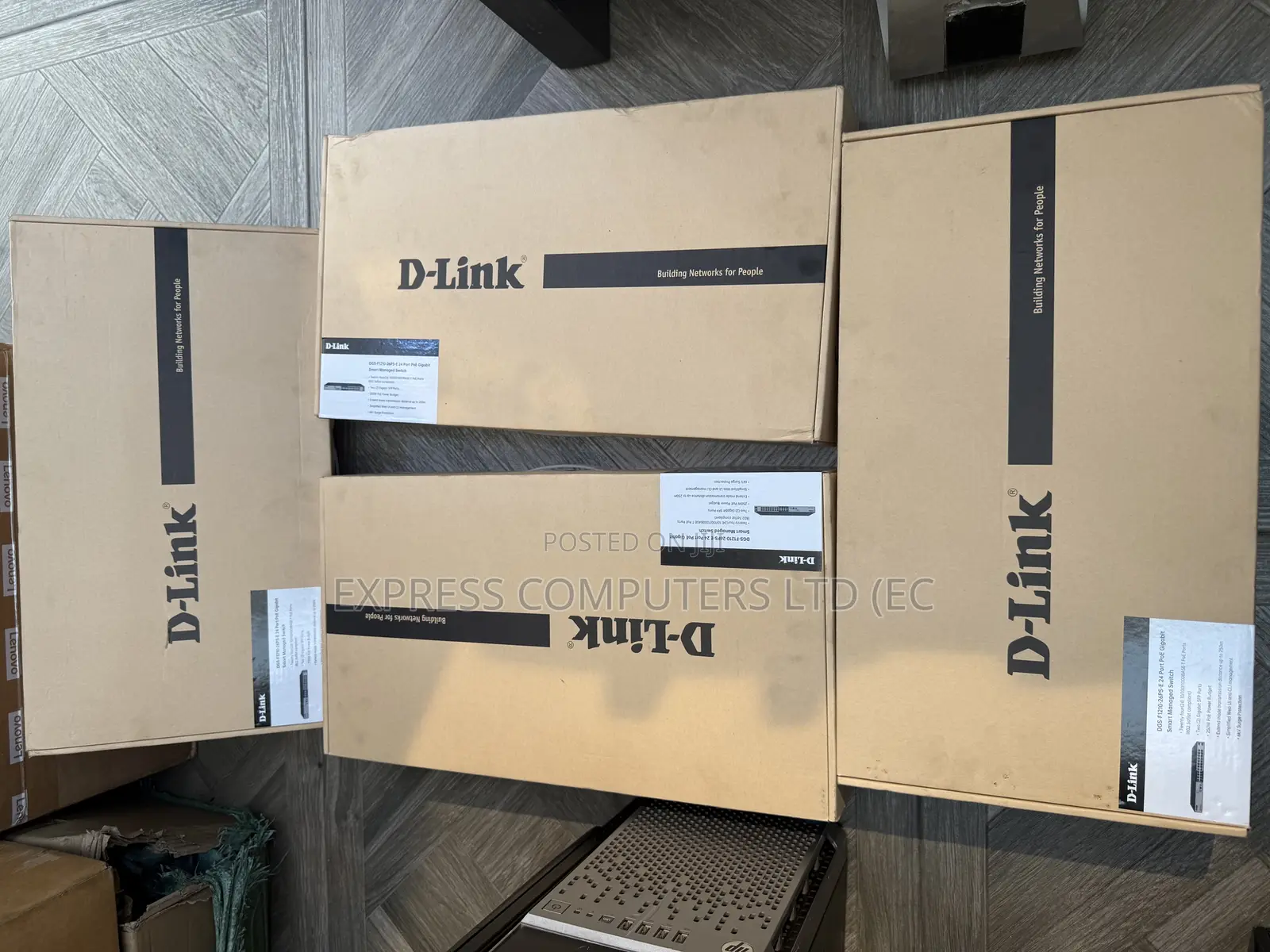 D-Link Gigabit Smart Managed Poe Switch 24 Port Poe From Uk