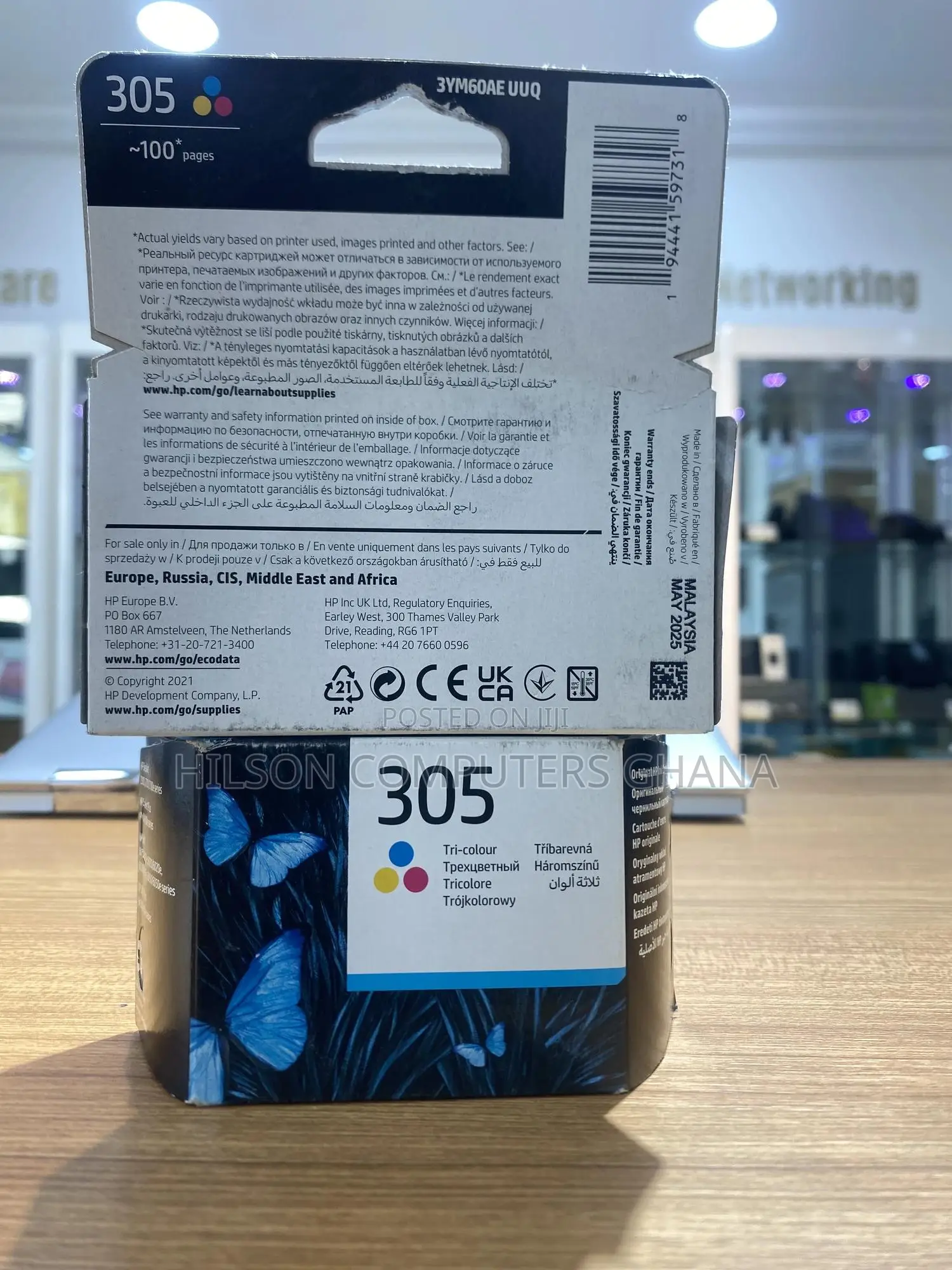 Hp 305 Original Ink Cartridge – Tri Color