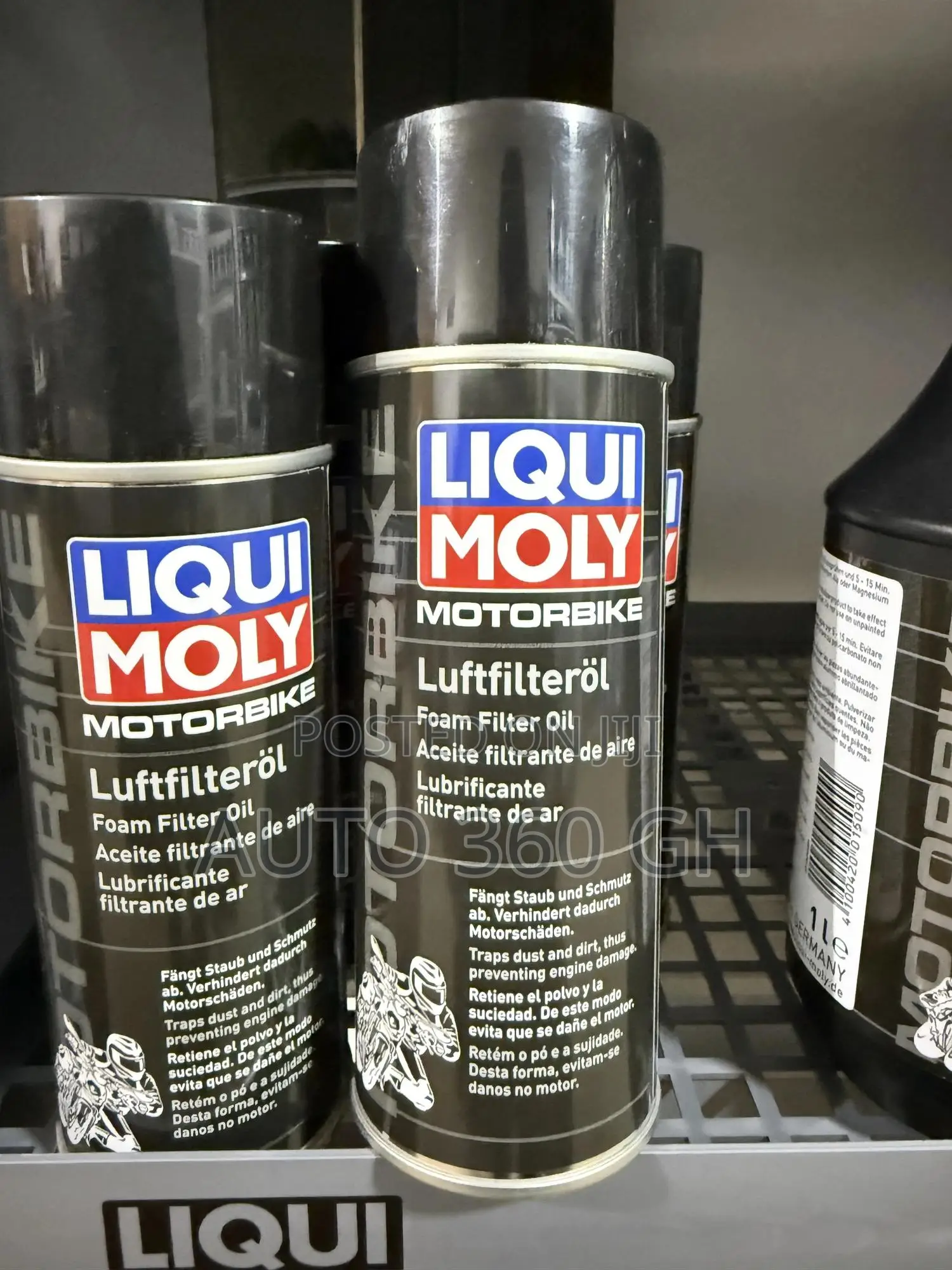 Liqui Moly Motorbike Foam Filter Oil Spray
