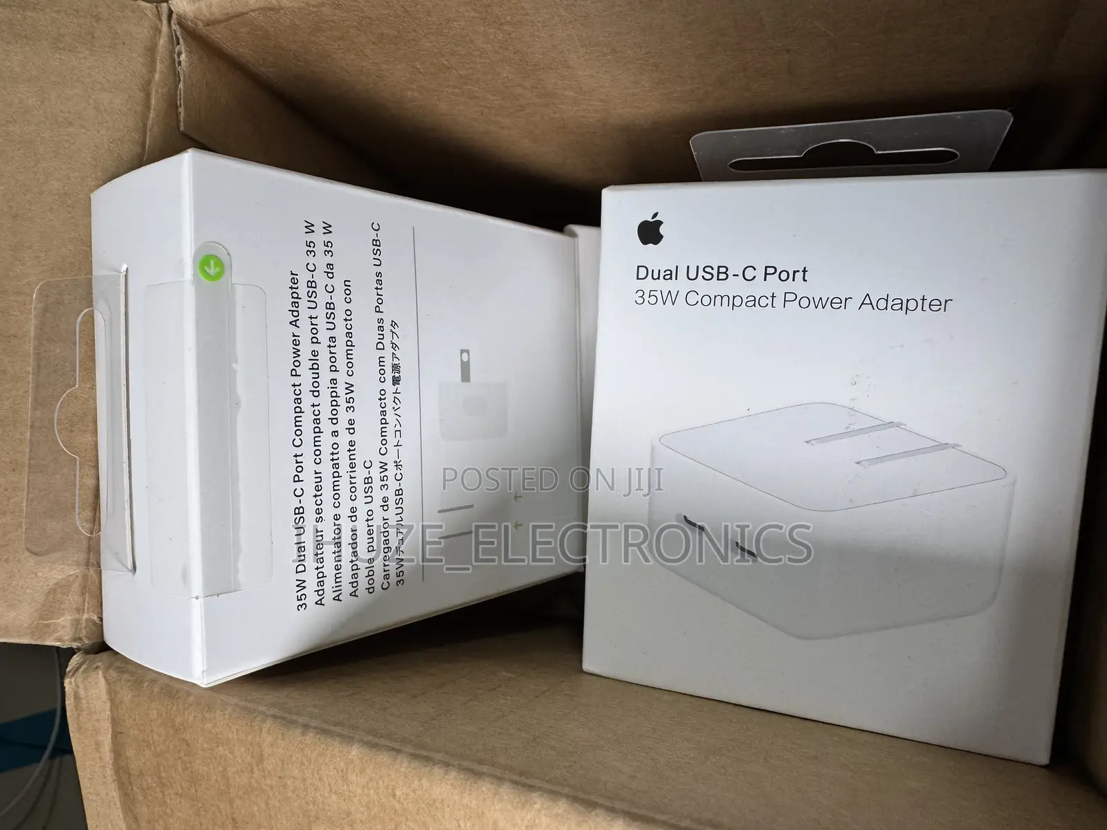 35w Dual Usb-c Port Compact Power Adapter For Macbook Air/iPad/iPhone