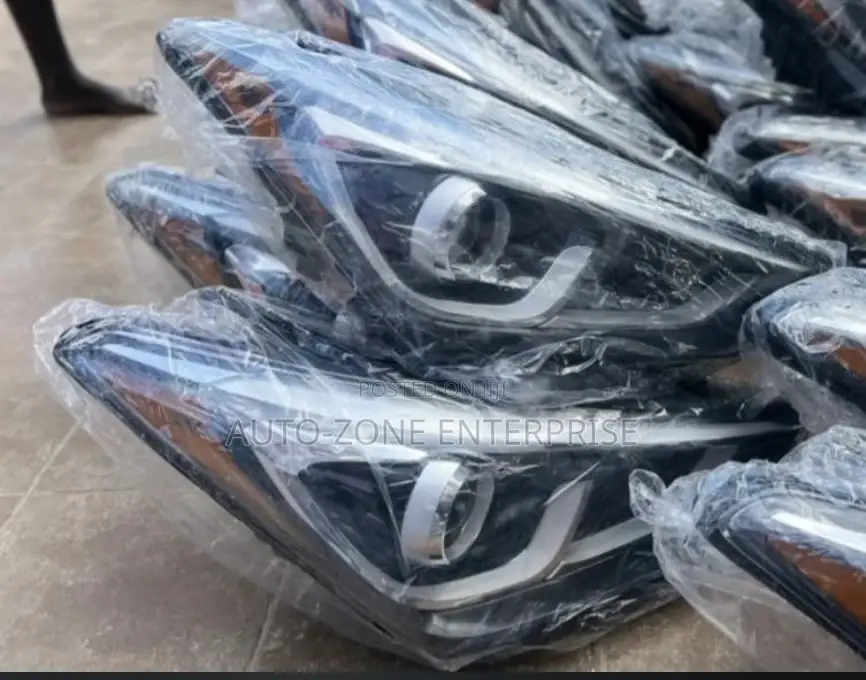 Hyundai Santa Fe 2017 2018 Headlights